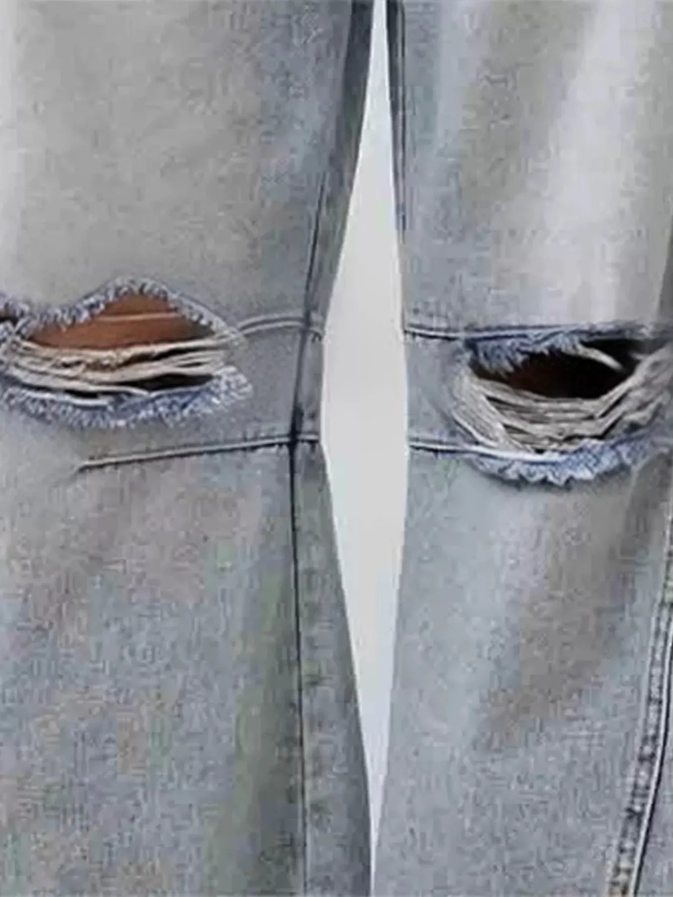 Distressed Wide Leg Jeans sold by Charming Charlie product image thumbnail 3