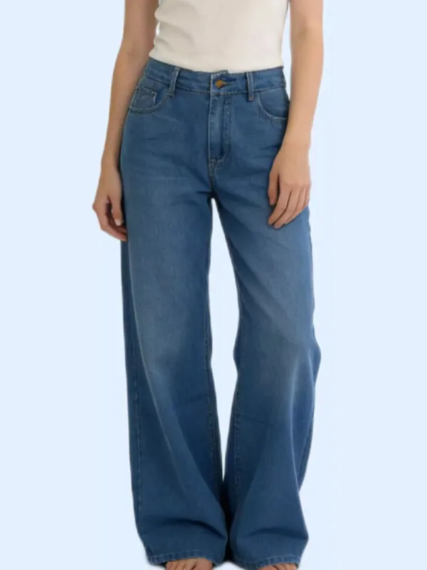 Wide Leg Washed Jeans sold by Charming Charlie