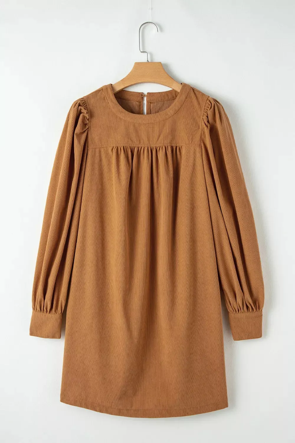 Corduroy Puff Sleeve Mini Dress sold by Charming Charlie product image thumbnail 5