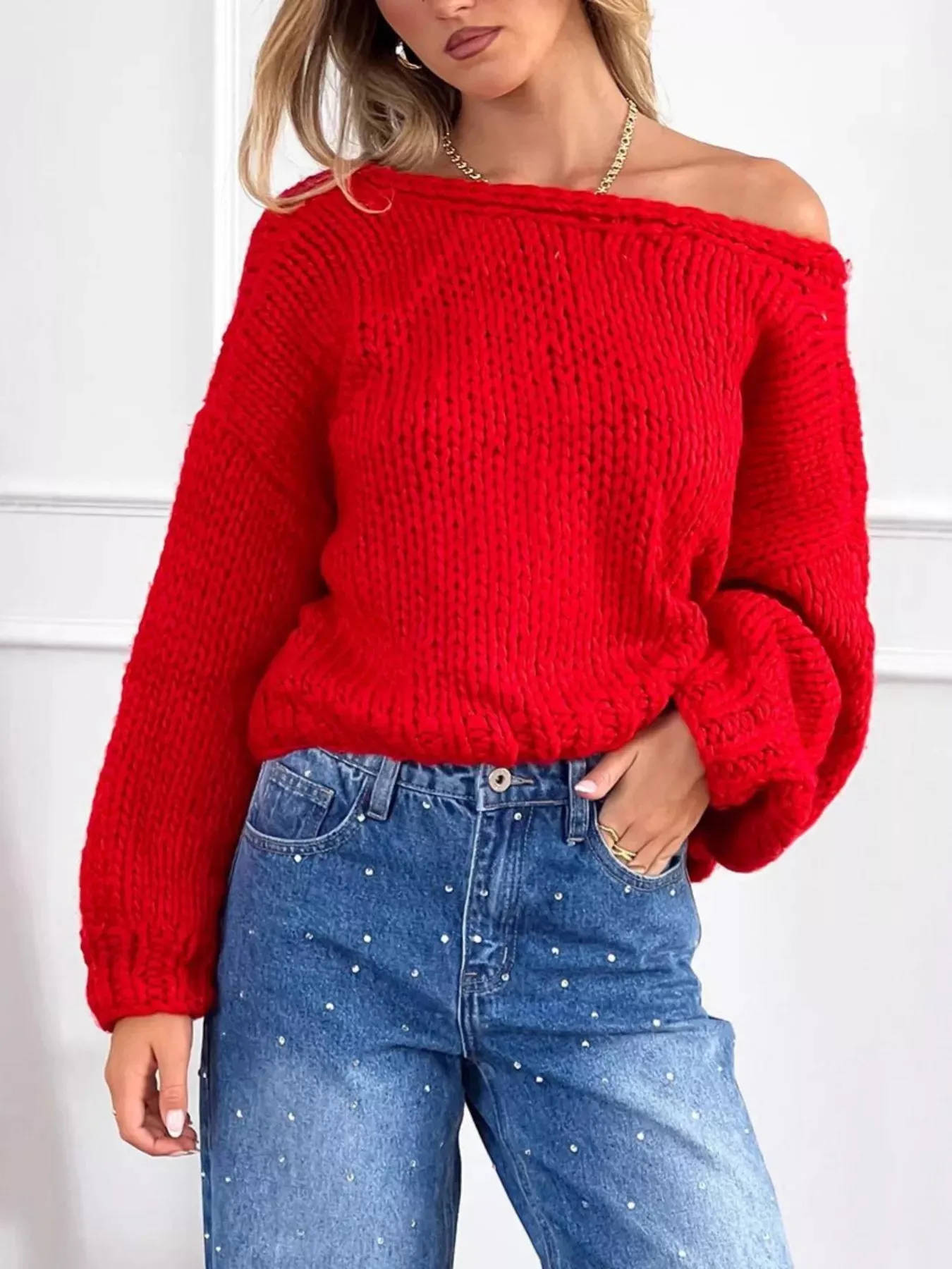 Chunky Knit Tie-Front Cardigan sold by Charming Charlie product image thumbnail 3