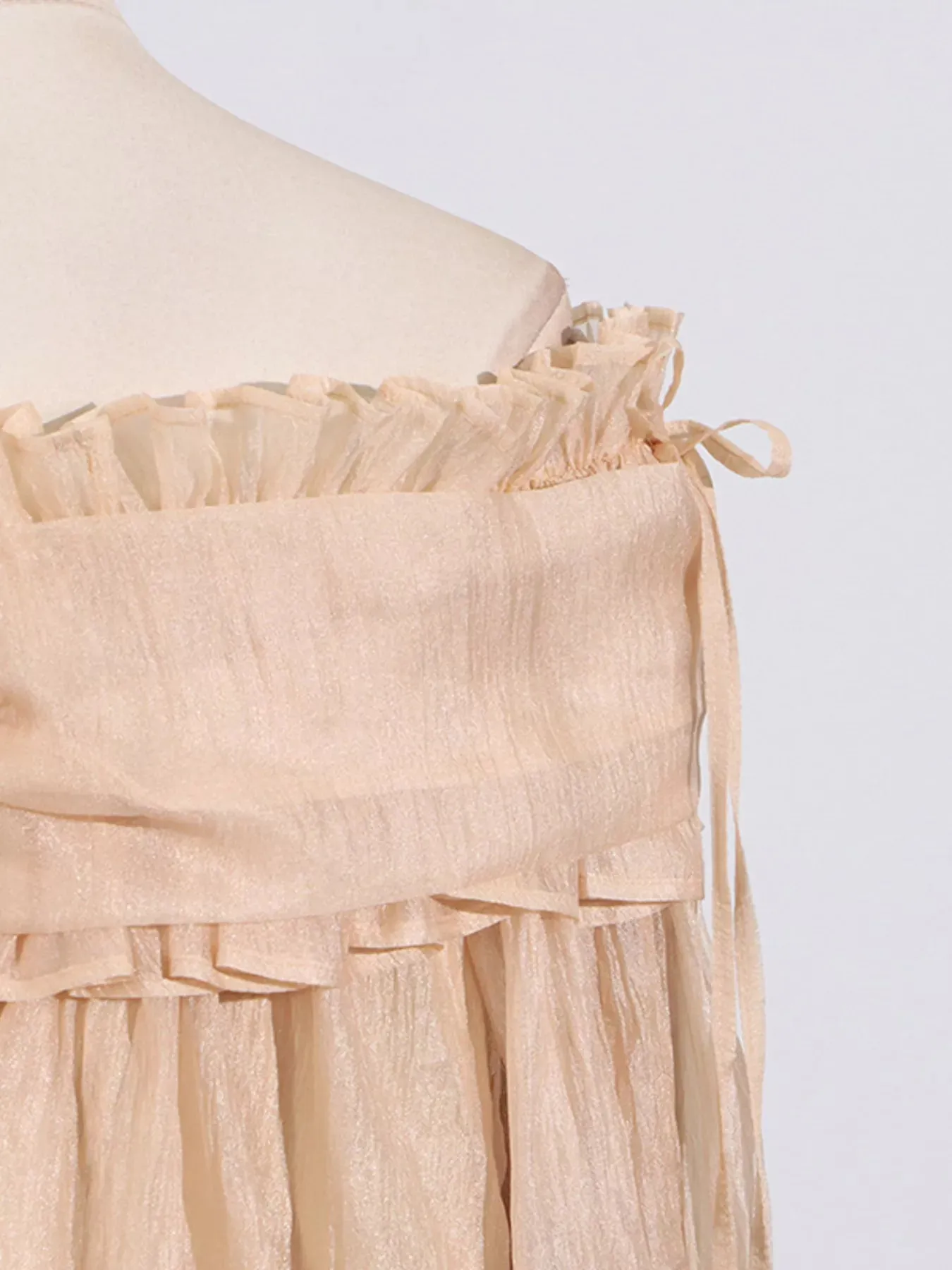 Ruffle Off-Shoulder Flounce Sleeve Blouse sold by Charming Charlie product image thumbnail 5