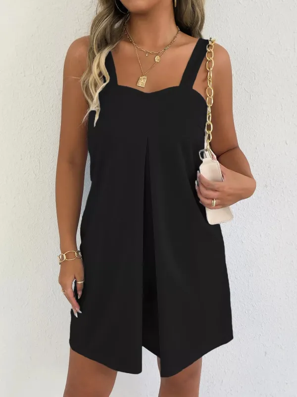 Sleeveless Casual Romper with Side Pockets sold by Charming Charlie