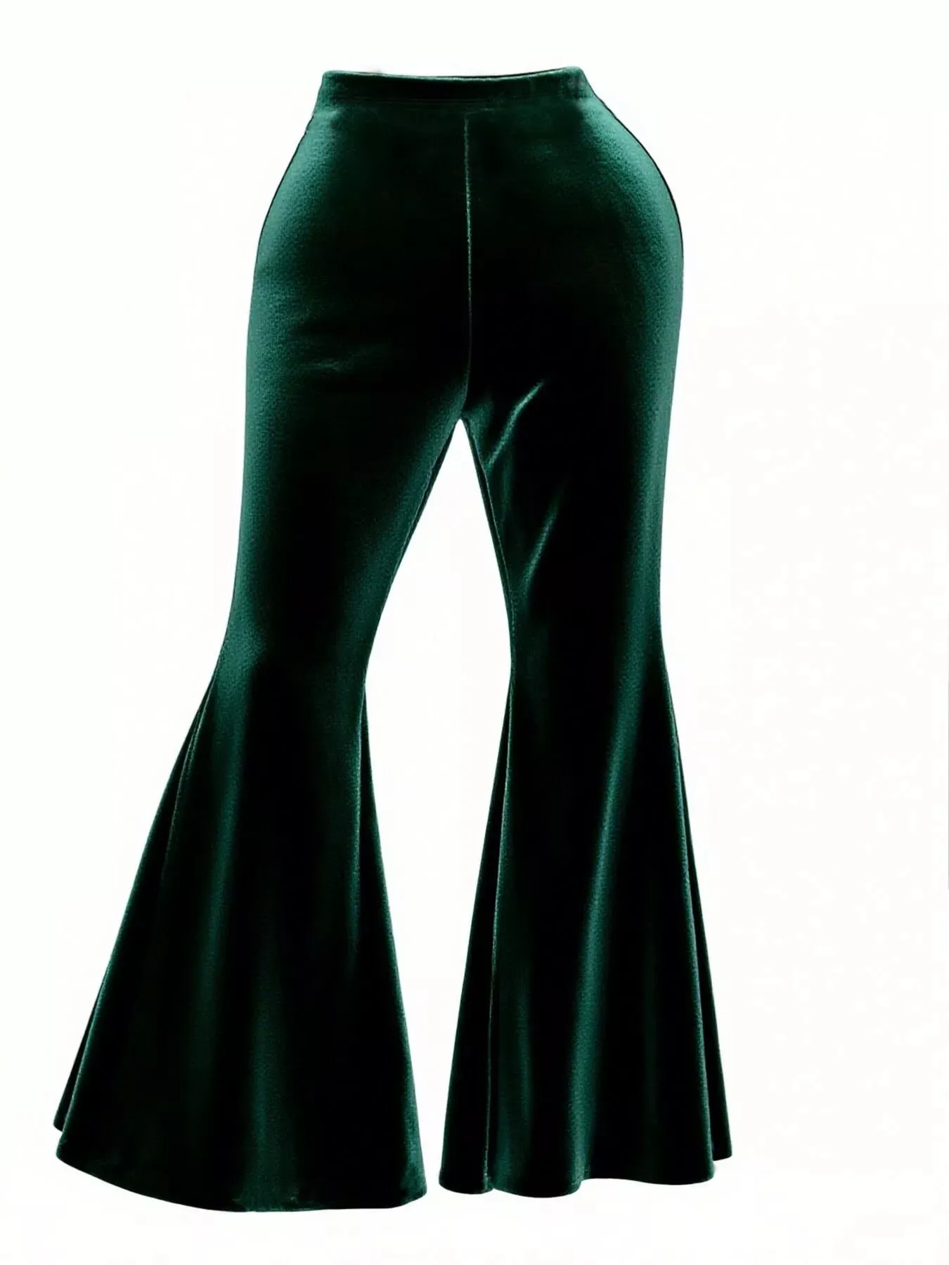 Plus Size Velvet Flared Pants sold by Charming Charlie product image thumbnail 5