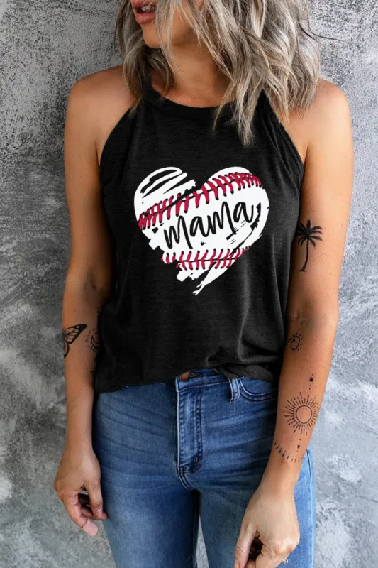 Heart Graphic Round Neck Tank sold by Charming Charlie