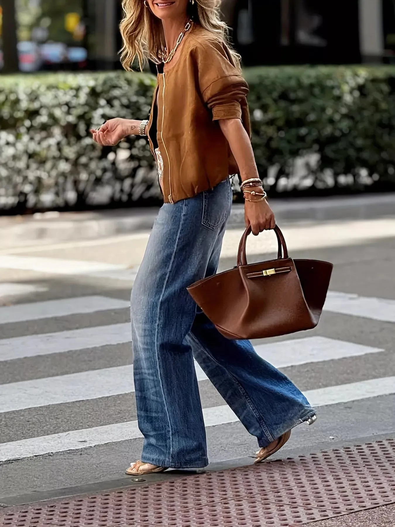 Zip Up Dropped Shoulder Jacket sold by Charming Charlie product image thumbnail 4