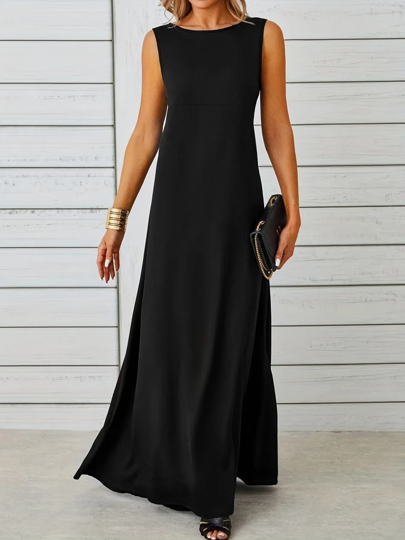 Sleeveless Flowy Maxi Dress sold by Charming Charlie product image thumbnail 3