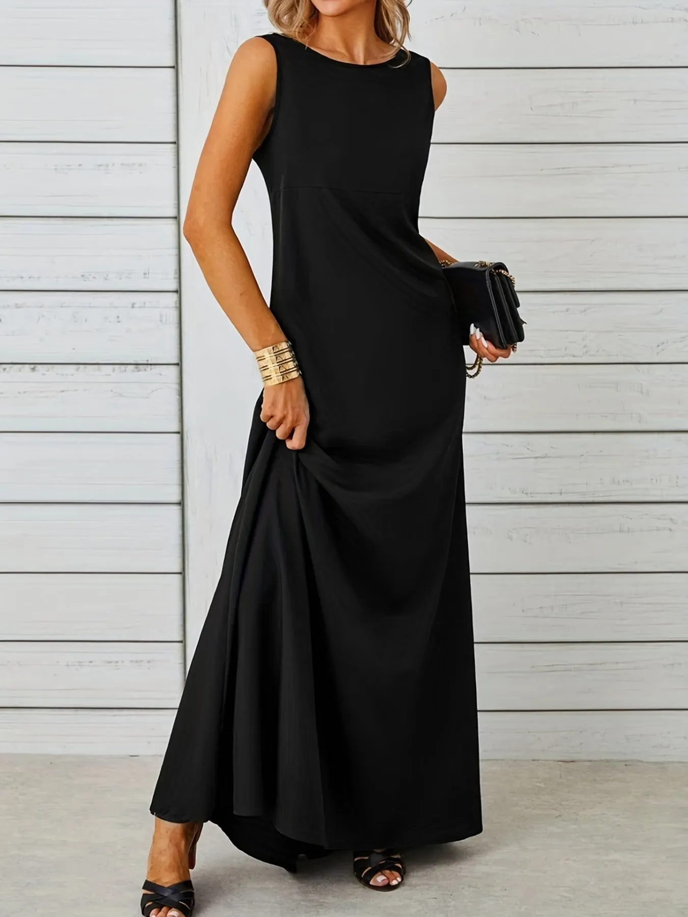 Sleeveless Flowy Maxi Dress sold by Charming Charlie