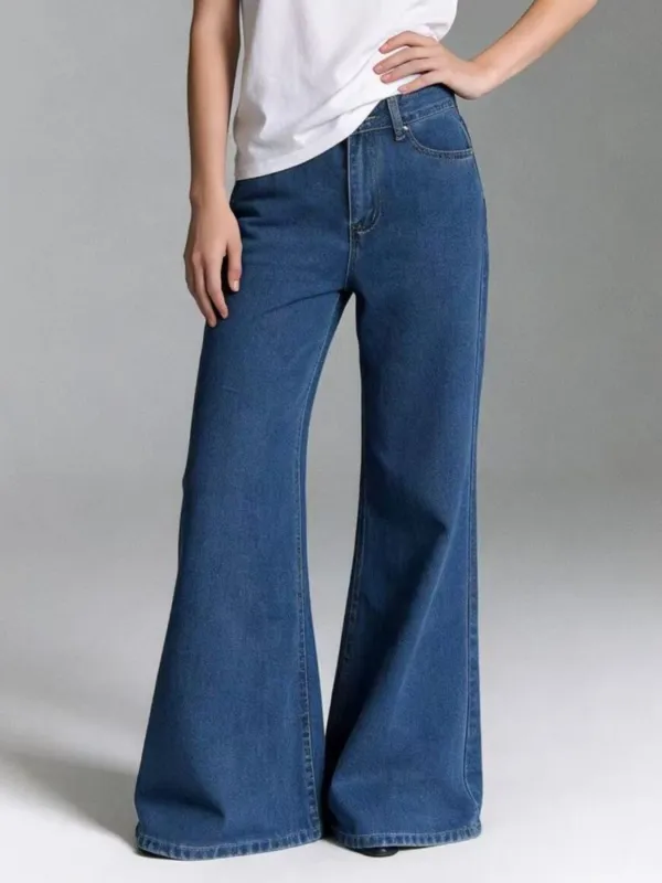 High-Waisted Flare Leg Jeans sold by Charming Charlie