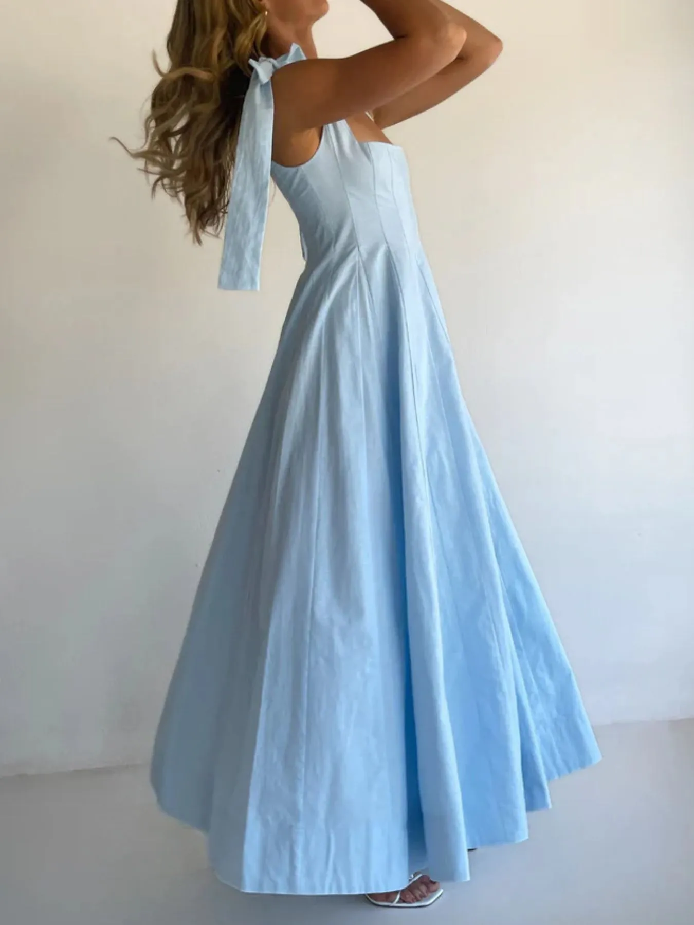 Gradient Tie Shoulder Maxi Dress sold by Charming Charlie product image thumbnail 5