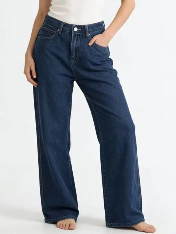 High-Waisted Wide Leg Jeans sold by Charming Charlie