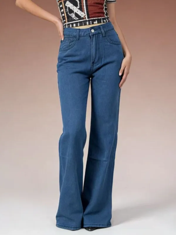 Butterfly Back Wide Leg Jeans sold by Charming Charlie