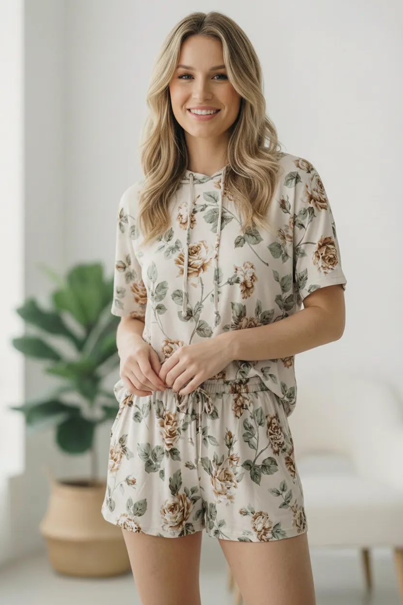 The Rosy Garden Lounge Set sold by Charming Charlie product image thumbnail 3
