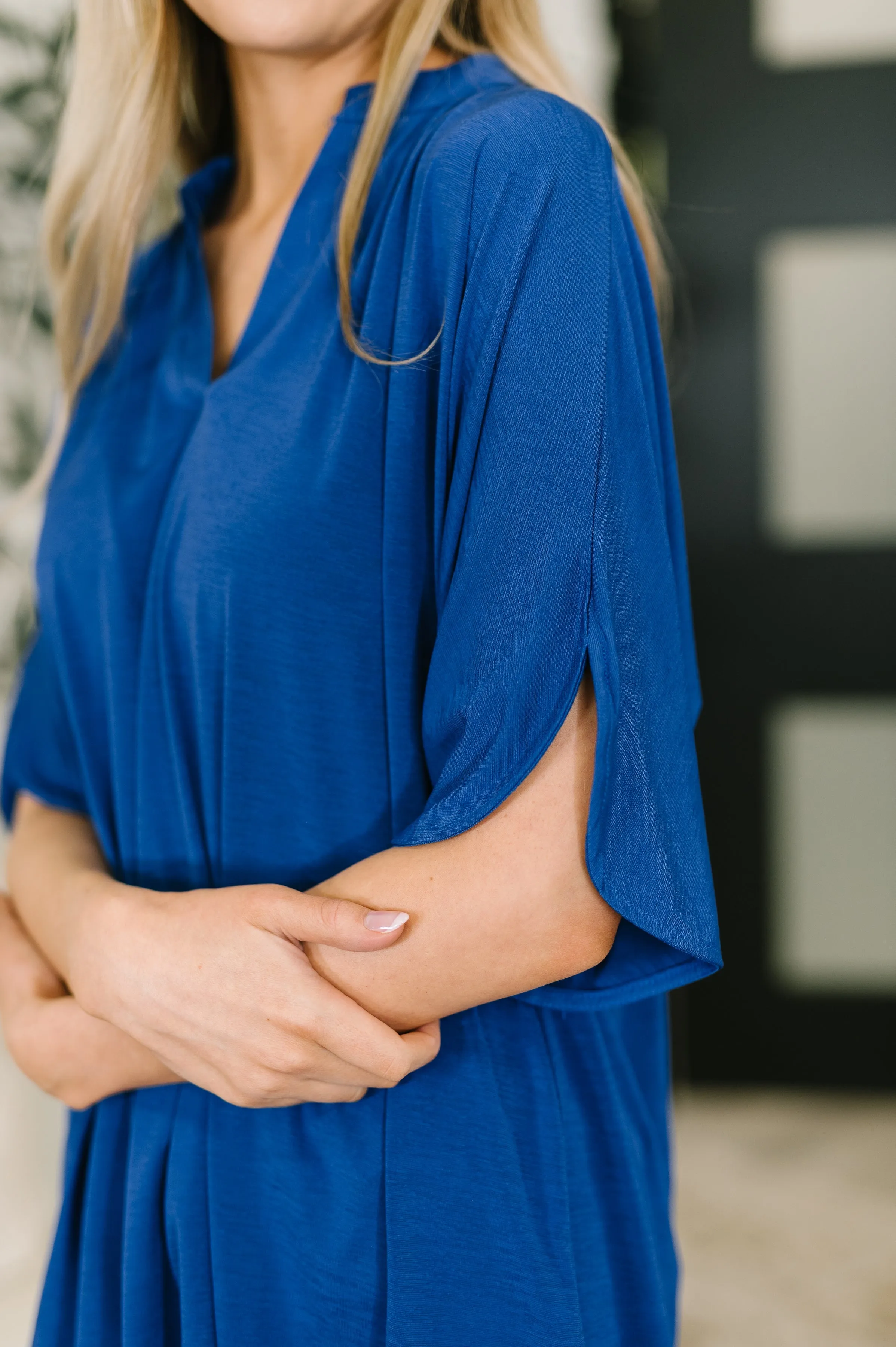 Lizzy Breeze Top in Royal Blue sold by Charming Charlie product image thumbnail 2