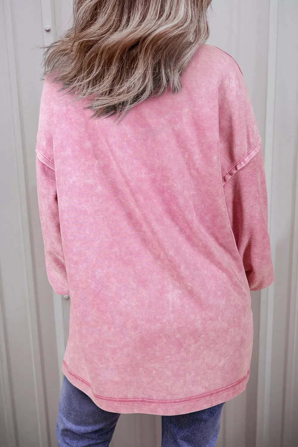 Vintage Wash Oversized Sweatshirt sold by Charming Charlie product image thumbnail 2