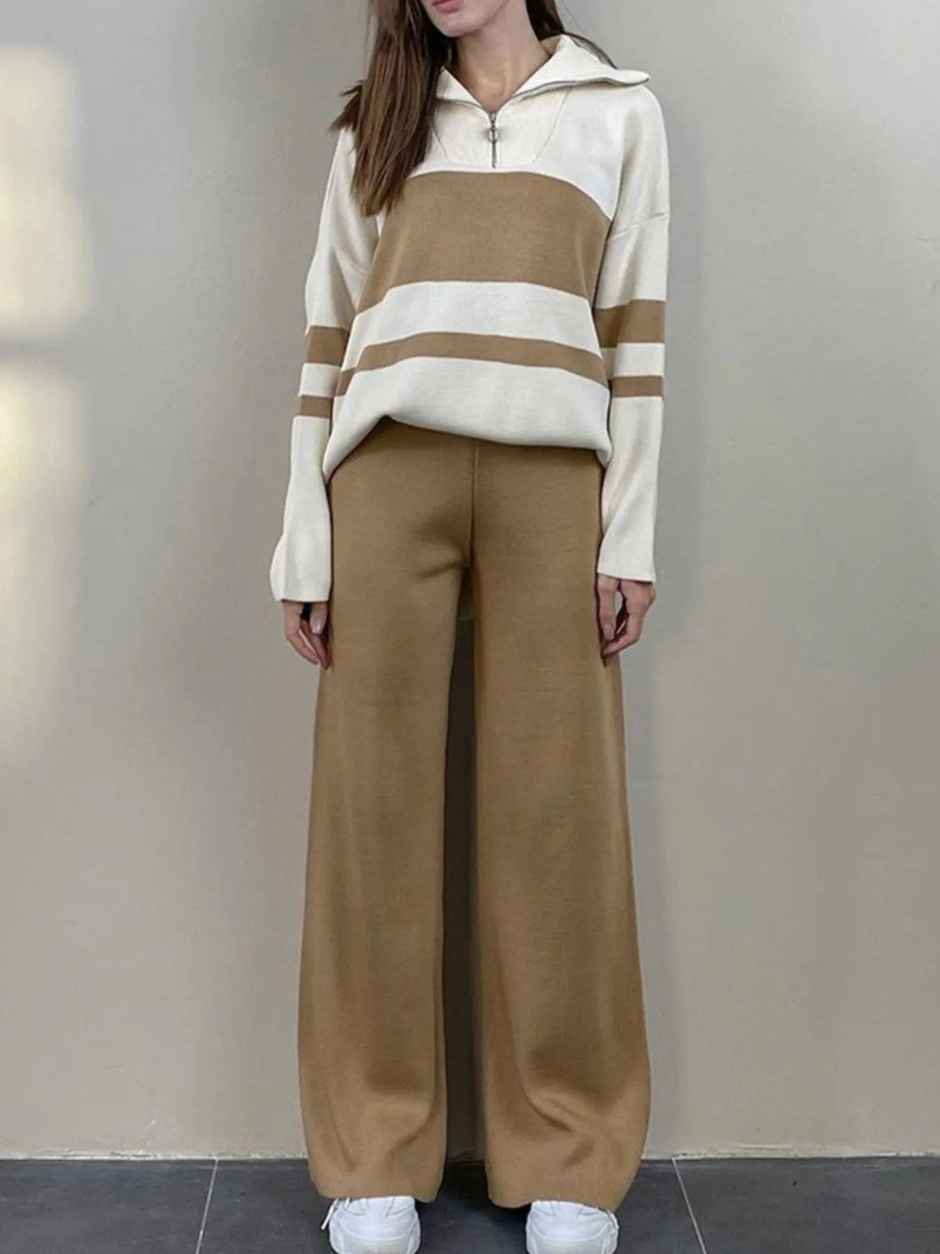 Long Sleeve Top and Pants Sweater Set sold by Charming Charlie product image thumbnail 2