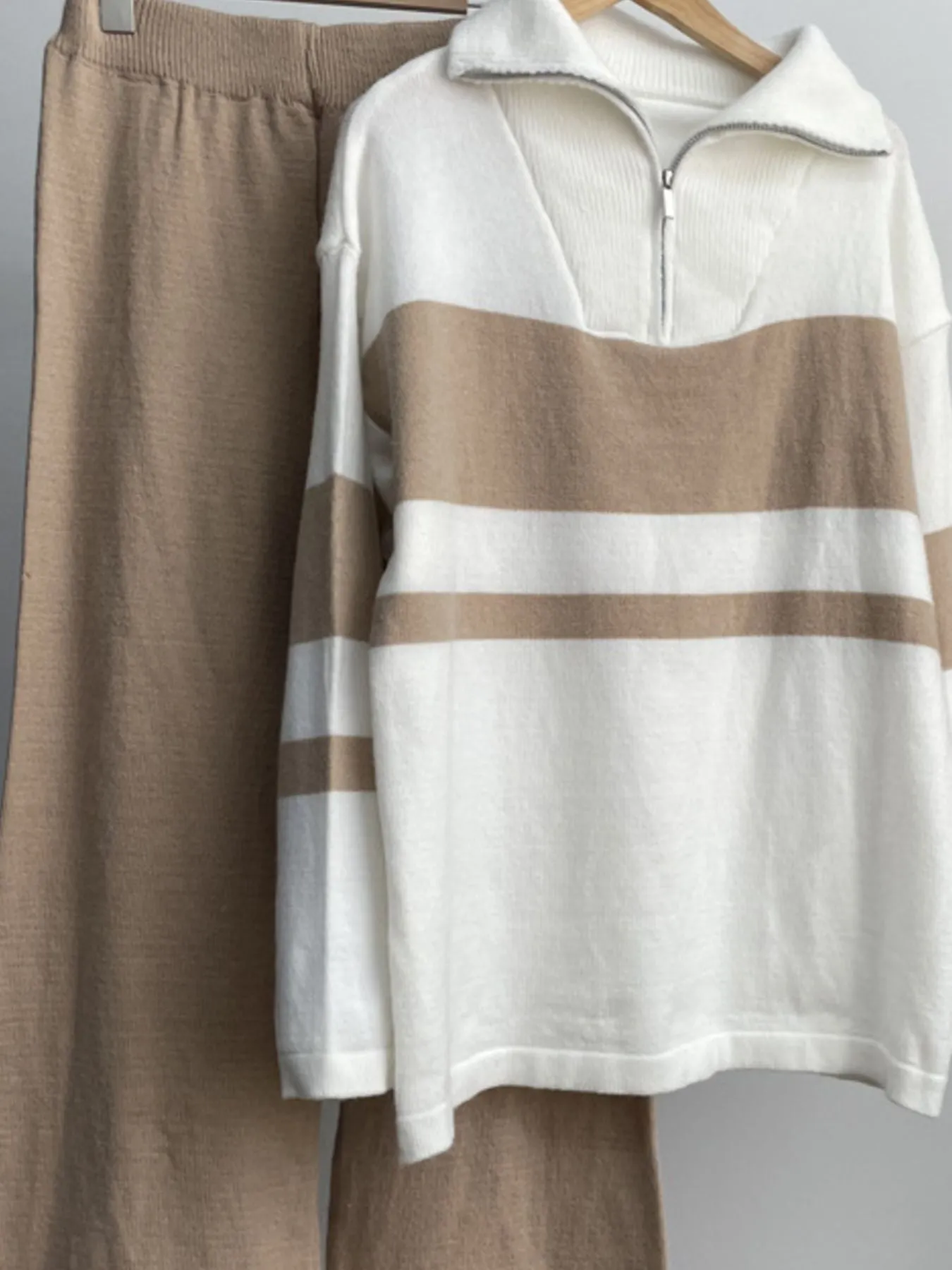 Long Sleeve Top and Pants Sweater Set sold by Charming Charlie product image thumbnail 3