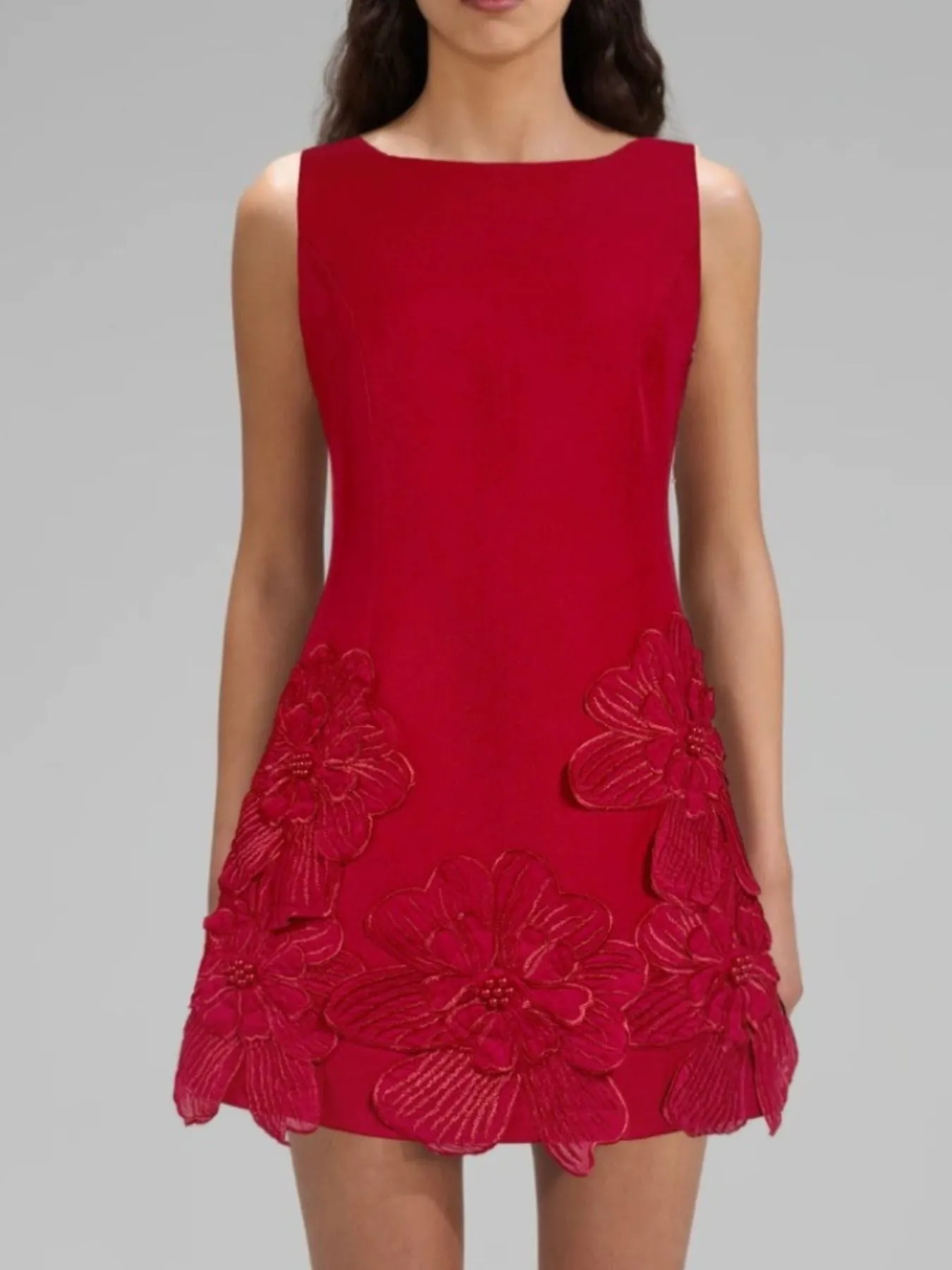 Flower Round Neck Sleeveless Dress sold by Charming Charlie