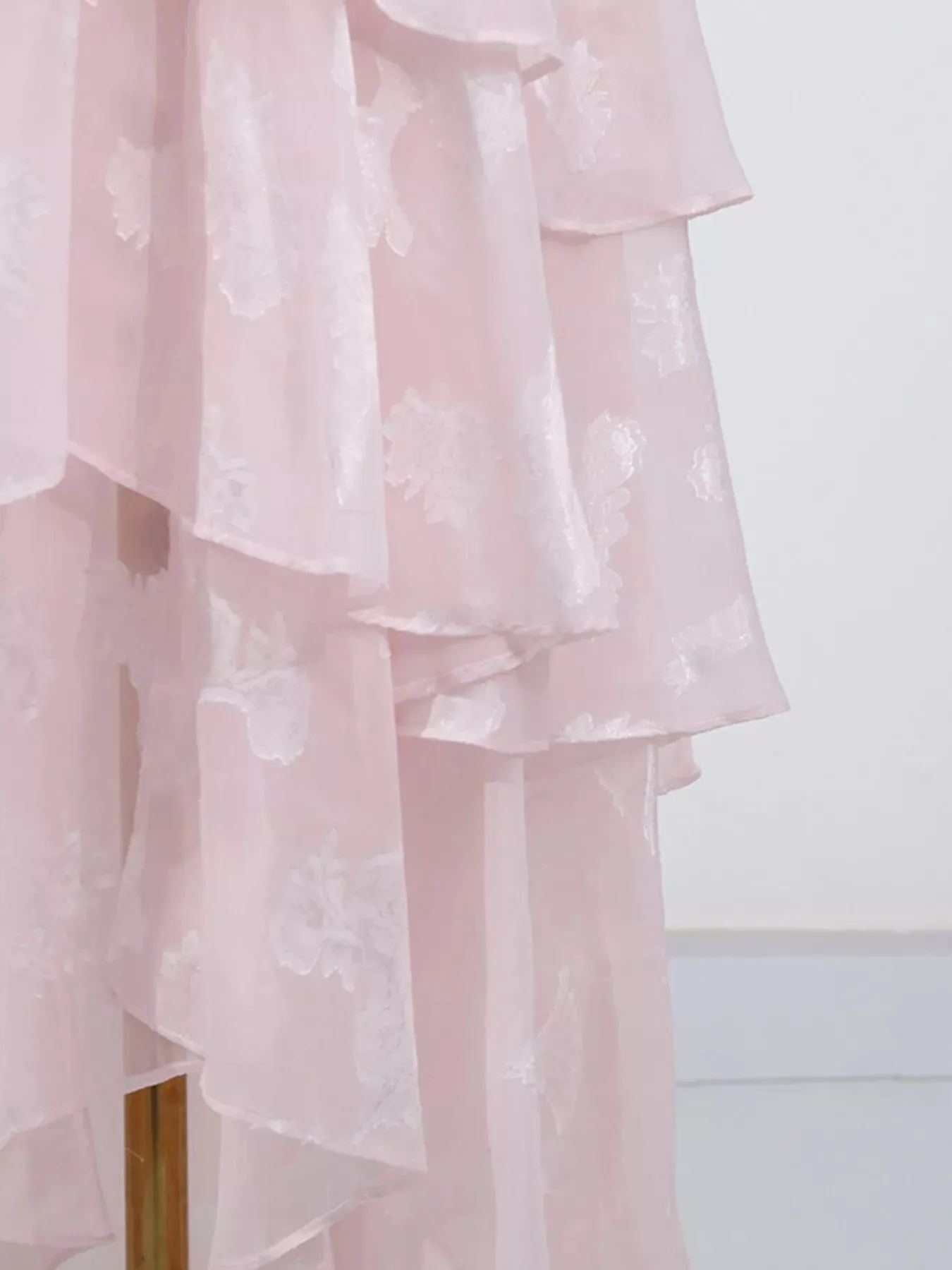 Floral Print Ruffled Maxi Dress sold by Charming Charlie product image thumbnail 5