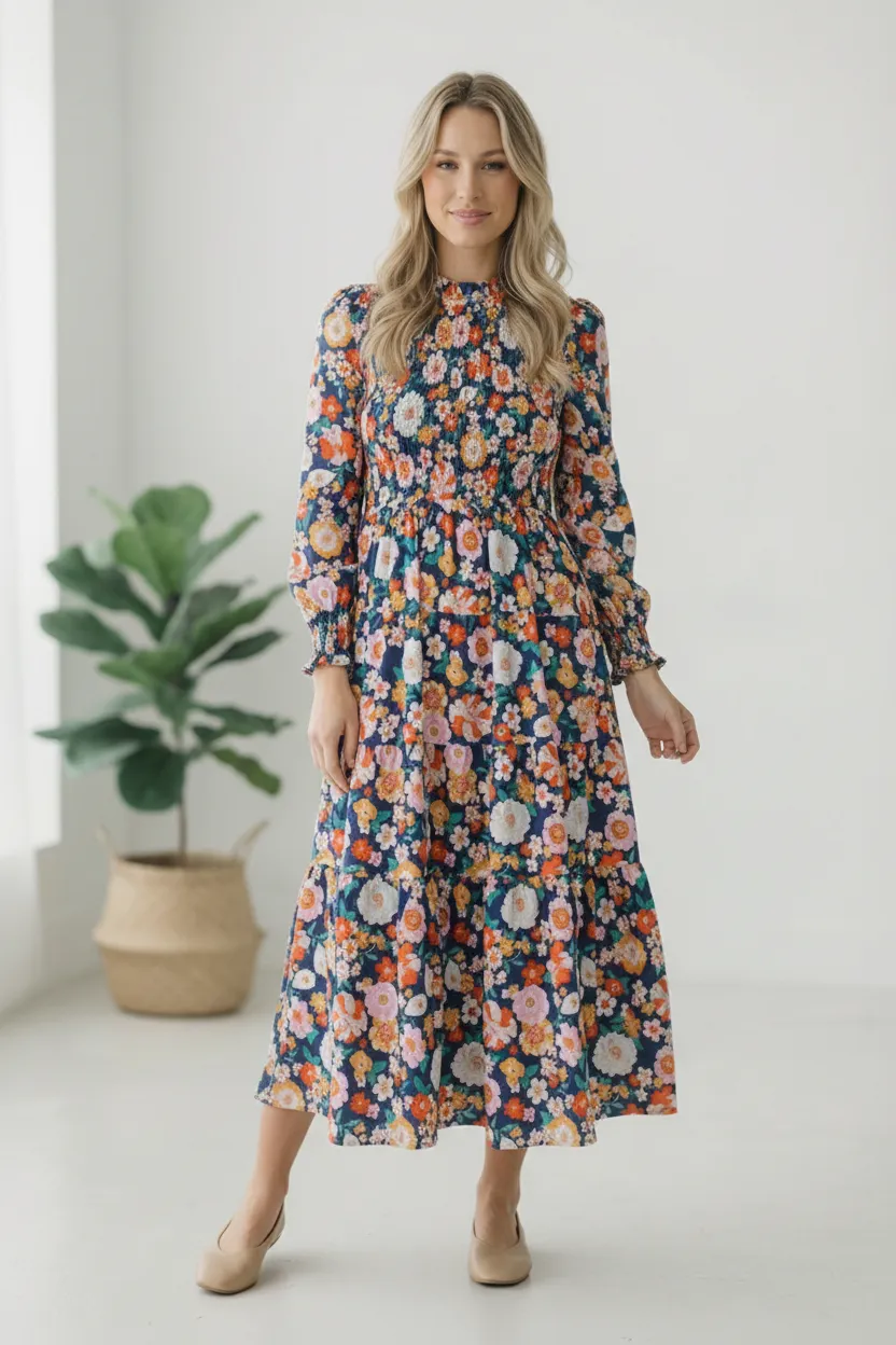 The Perfect Bouquet Tiered Dress sold by Charming Charlie product image thumbnail 2