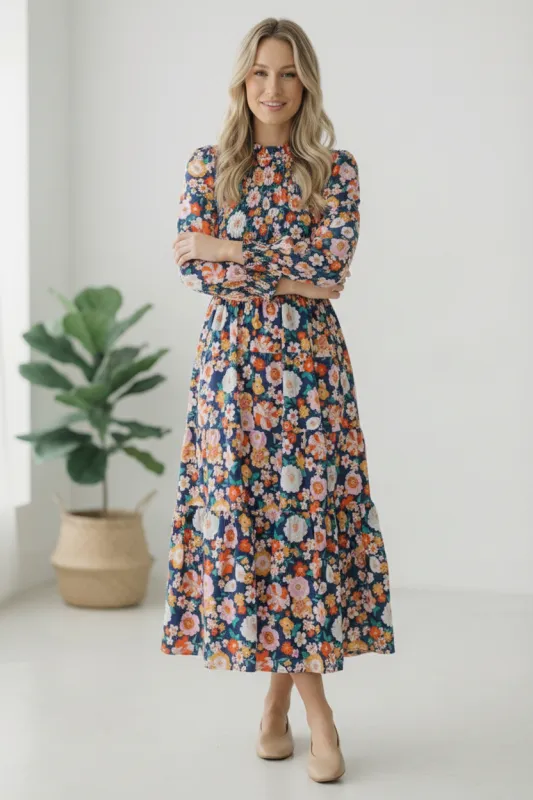 The Perfect Bouquet Tiered Dress made by Karlie