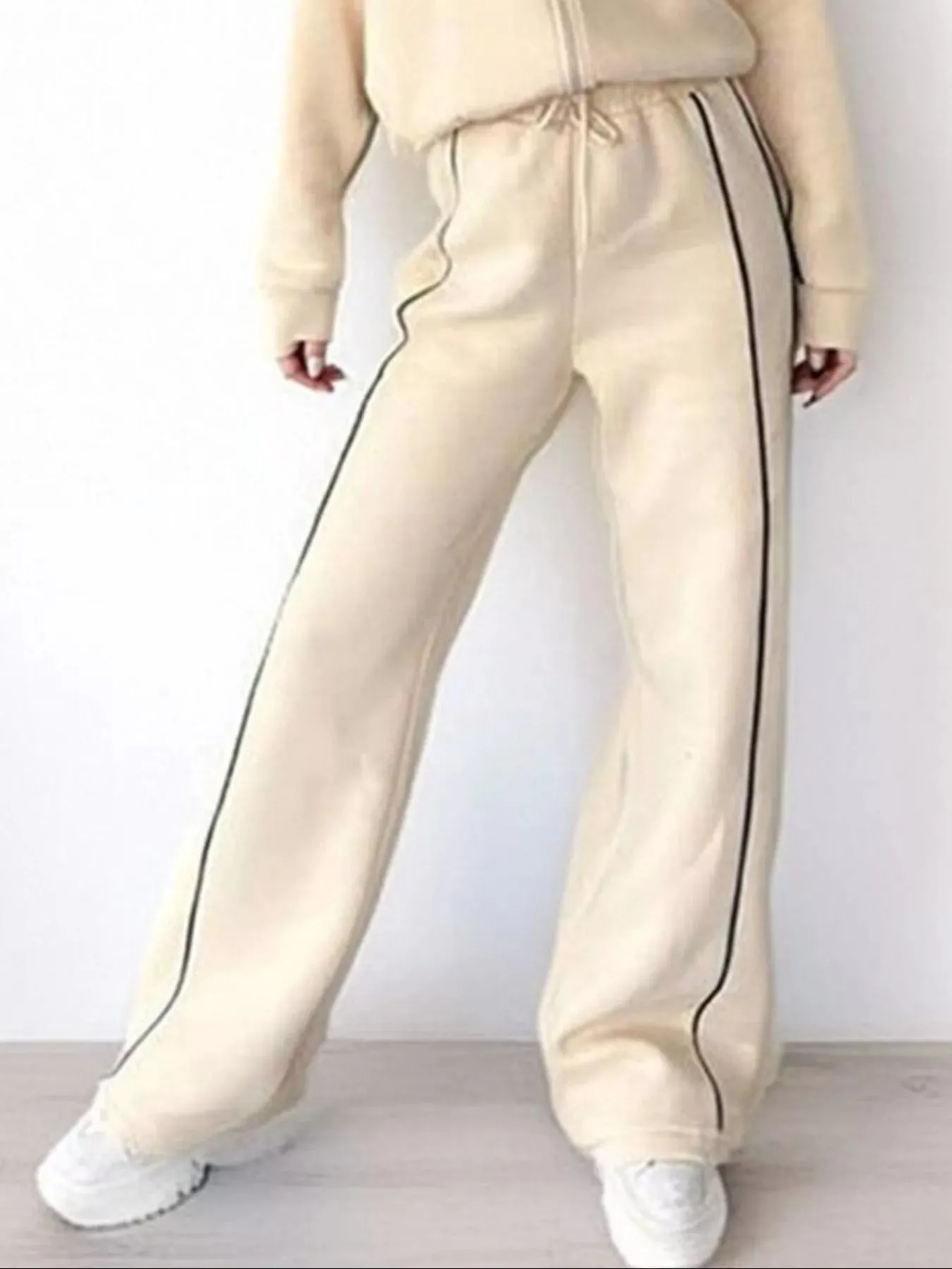 Full Size Zip Up Long Sleeve Top and Pants Set Plus Size sold by Charming Charlie product image thumbnail 3
