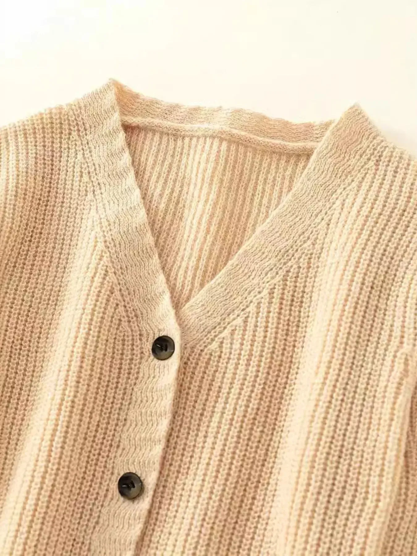 V-Neck Button-Down Knit Cardigan sold by Charming Charlie product image thumbnail 2
