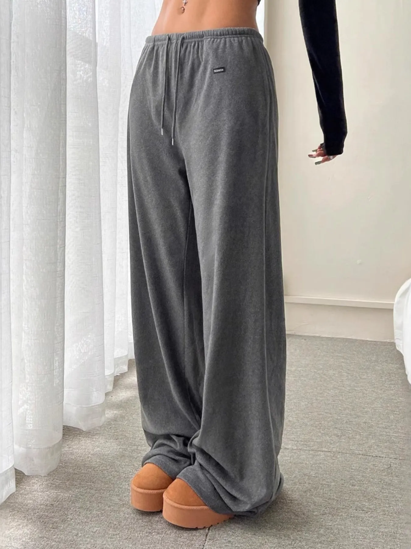 Relaxed Fit Drawstring Pants sold by Charming Charlie product image thumbnail 4