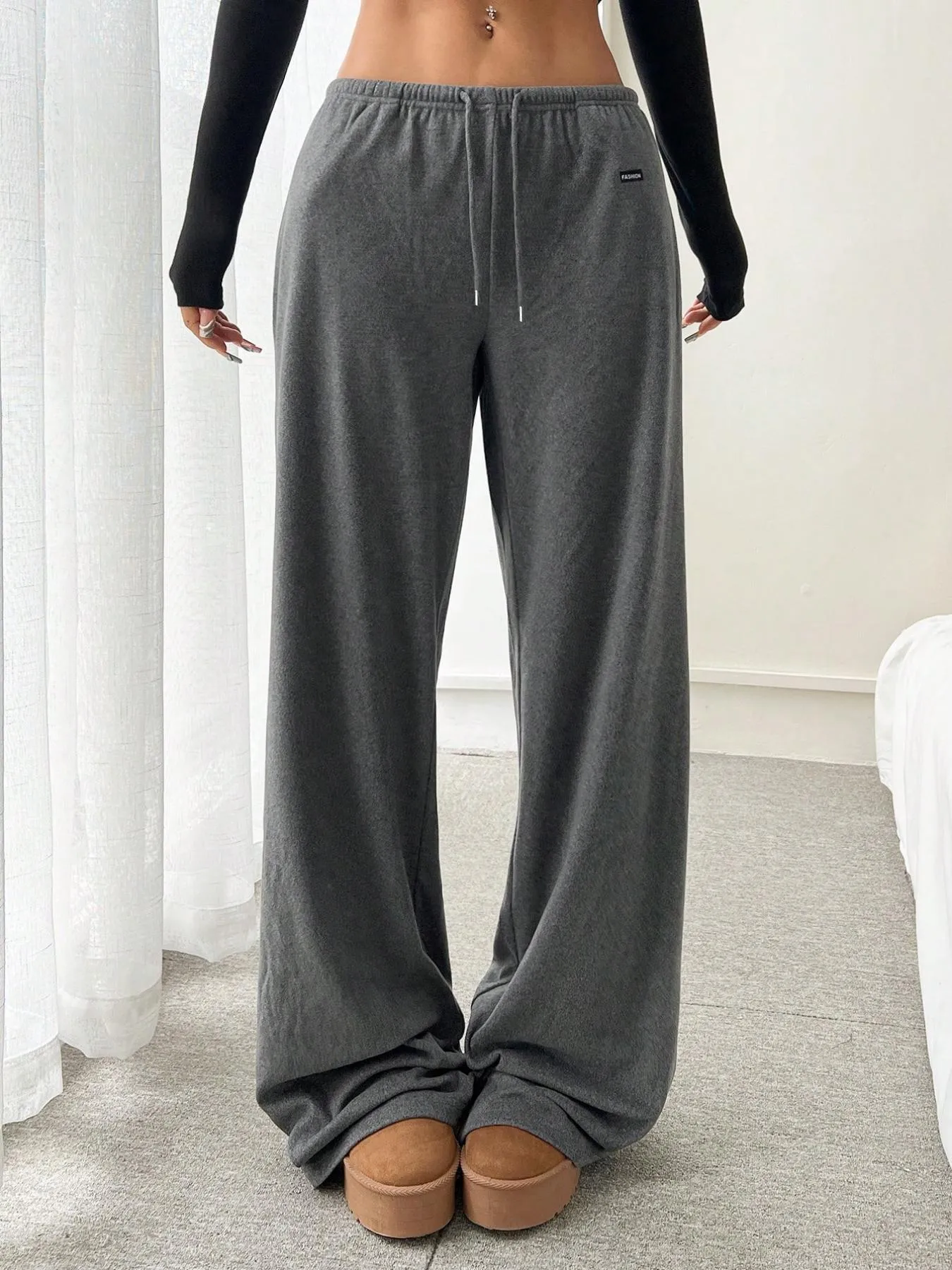 Relaxed Fit Drawstring Pants sold by Charming Charlie product image thumbnail 2