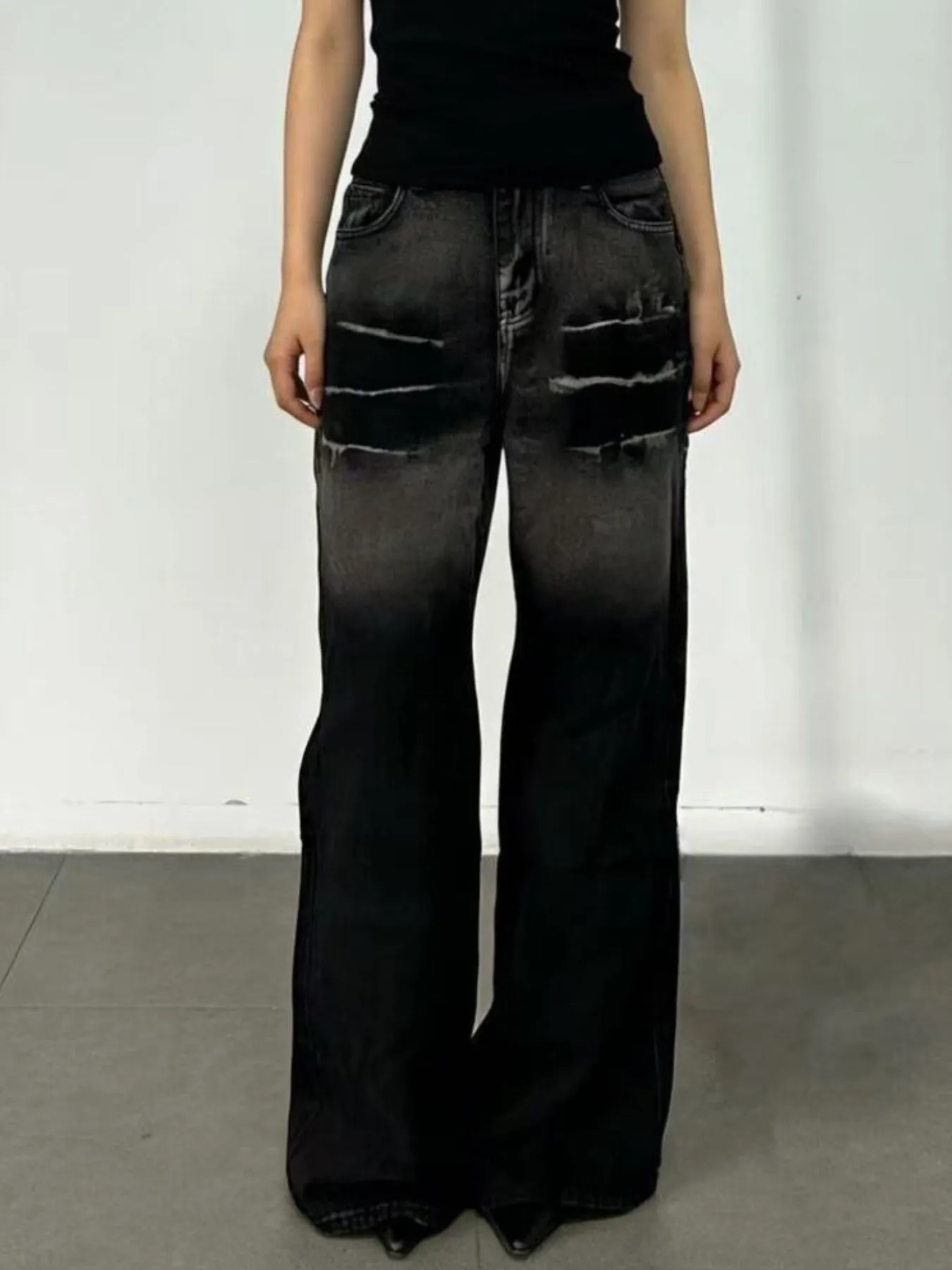 Washed Wide Leg Jeans sold by Charming Charlie product image thumbnail 2