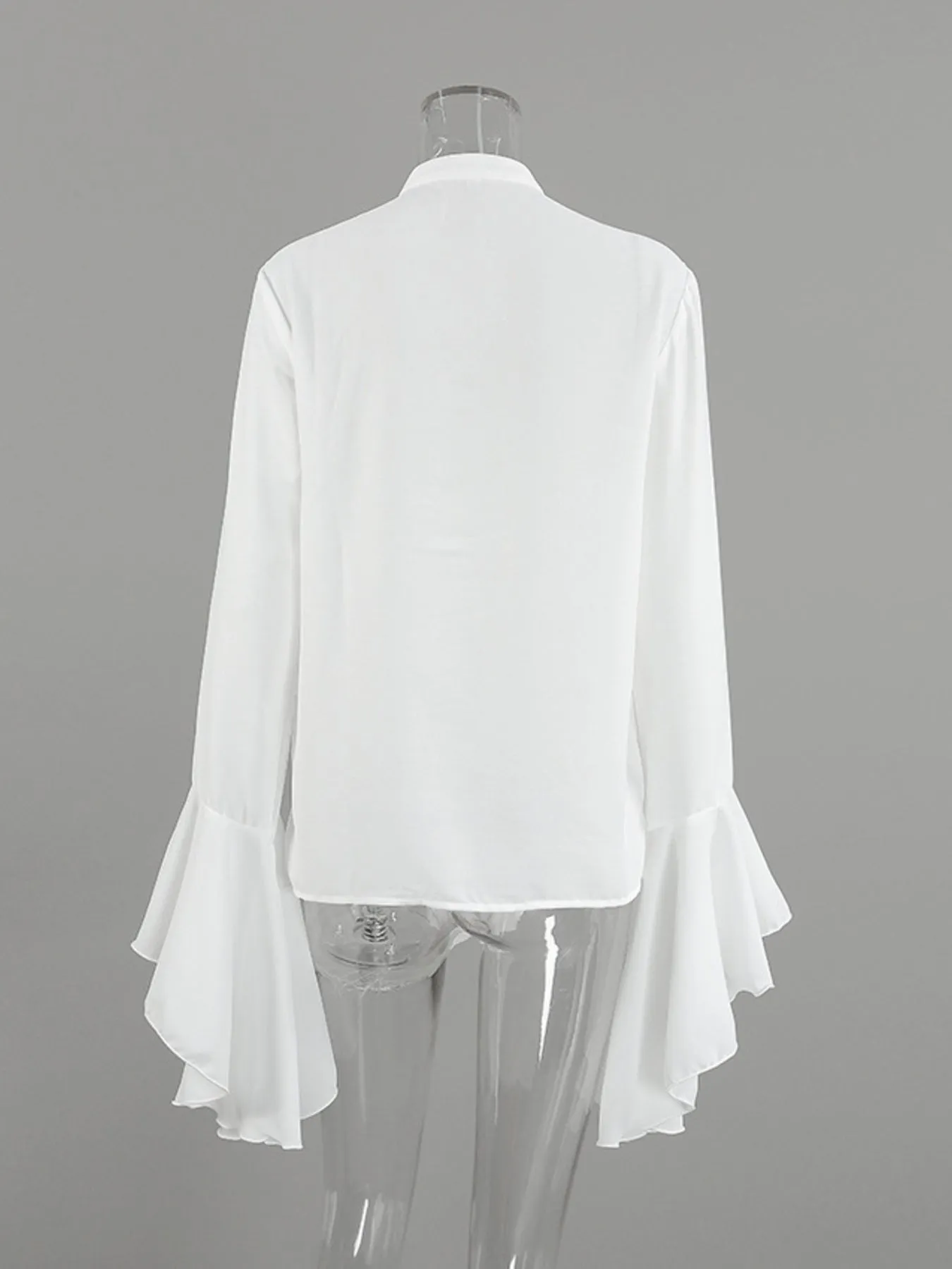 Ruffle Trim Flounce Sleeve Blouse sold by Charming Charlie product image thumbnail 5