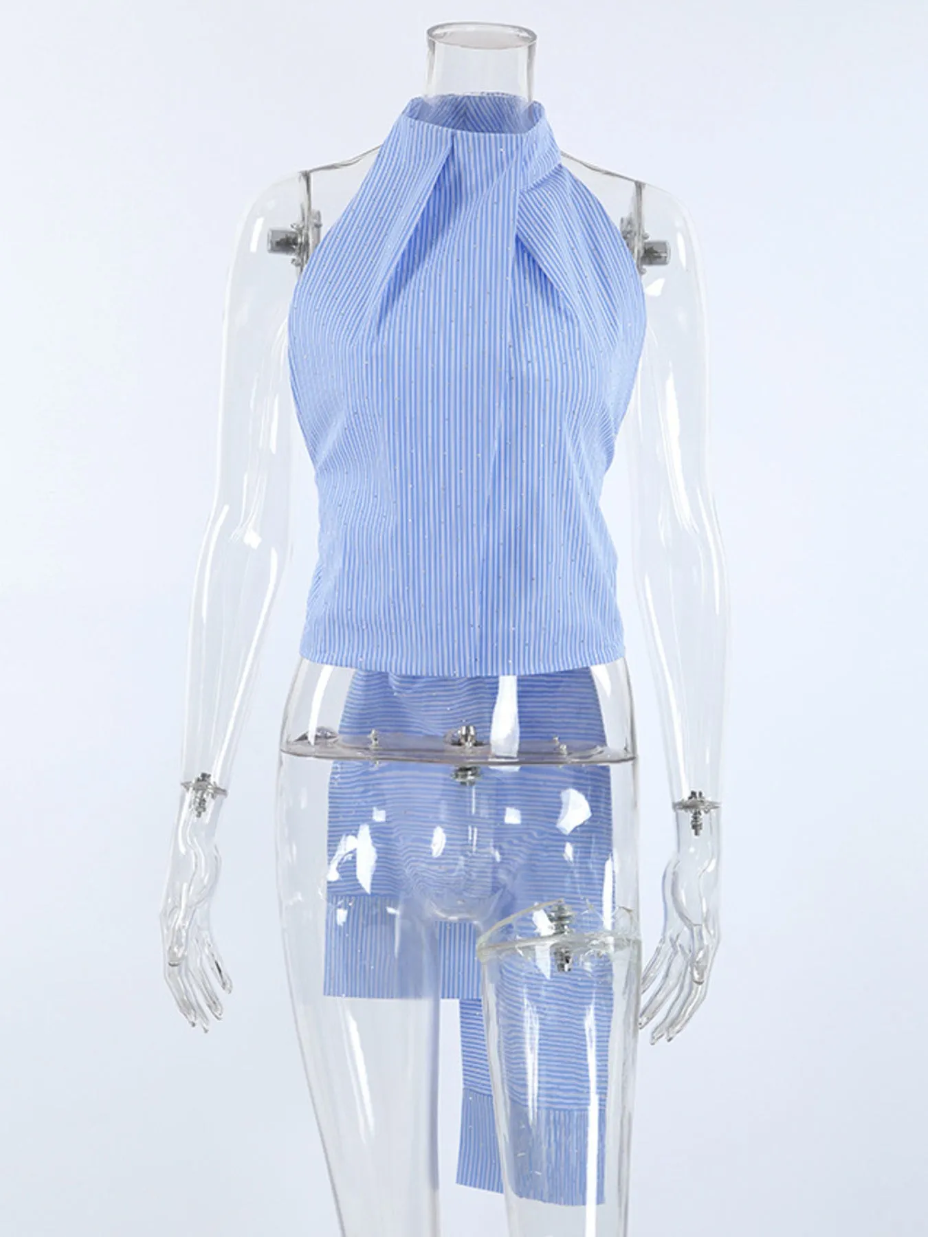 Striped Halter Neck Cami sold by Charming Charlie product image thumbnail 5