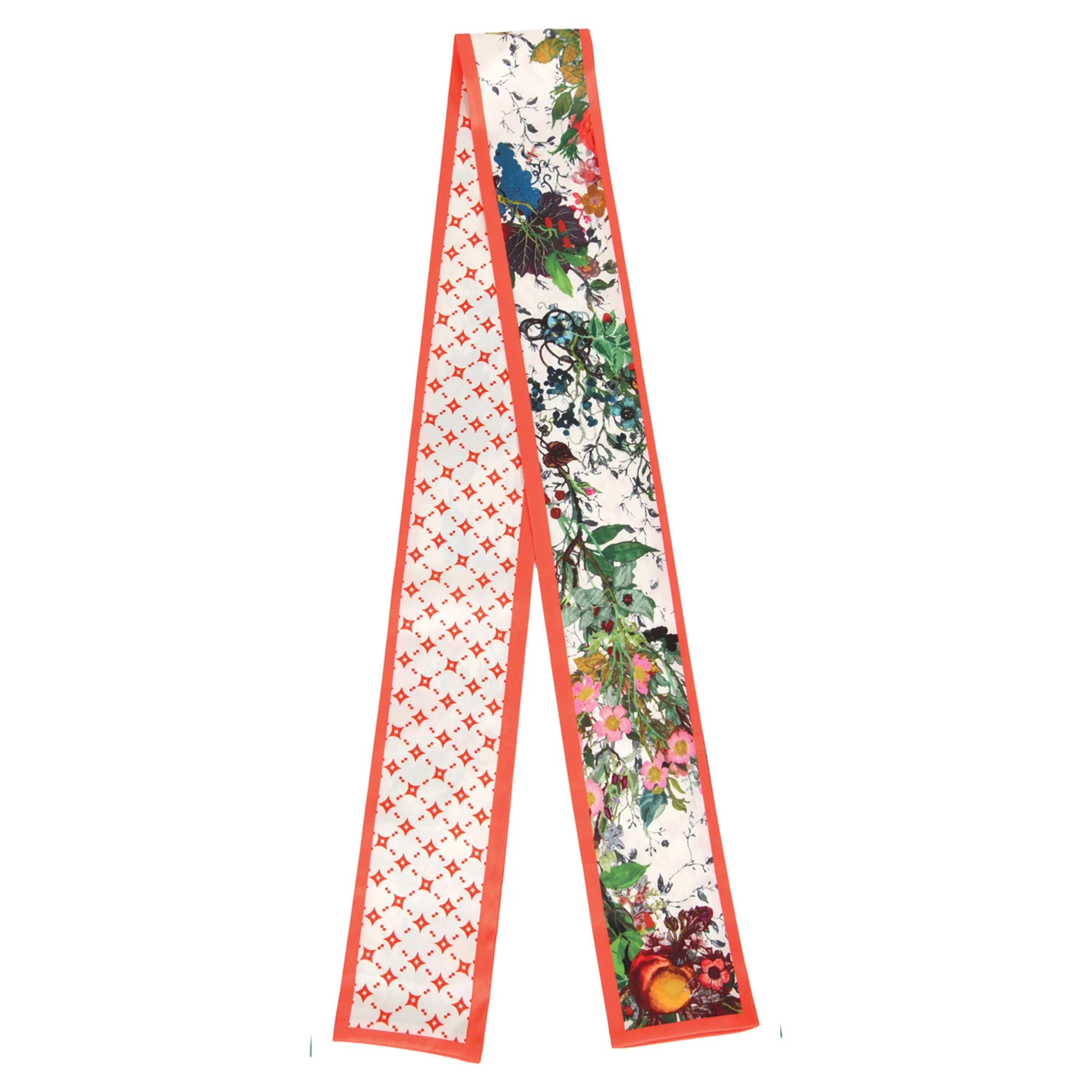 Floral Grid Skinny Scarf sold by Charming Charlie product image thumbnail 2