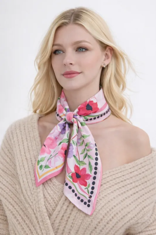 Water Color Print Square Scarf made by Do everything in love