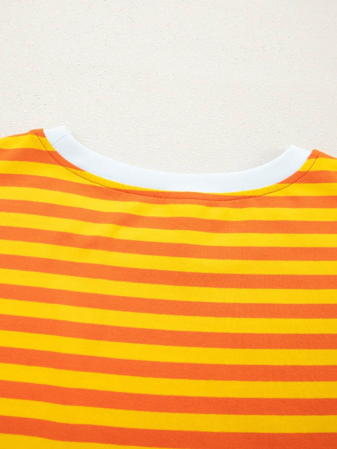 Striped Round Neck Casual T-Shirt sold by Charming Charlie product image thumbnail 5