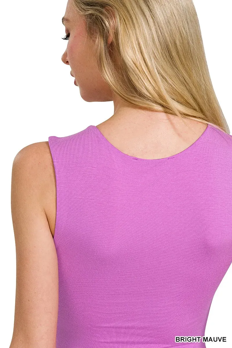 Zenana Double Layered Tank Top sold by Charming Charlie product image thumbnail 4