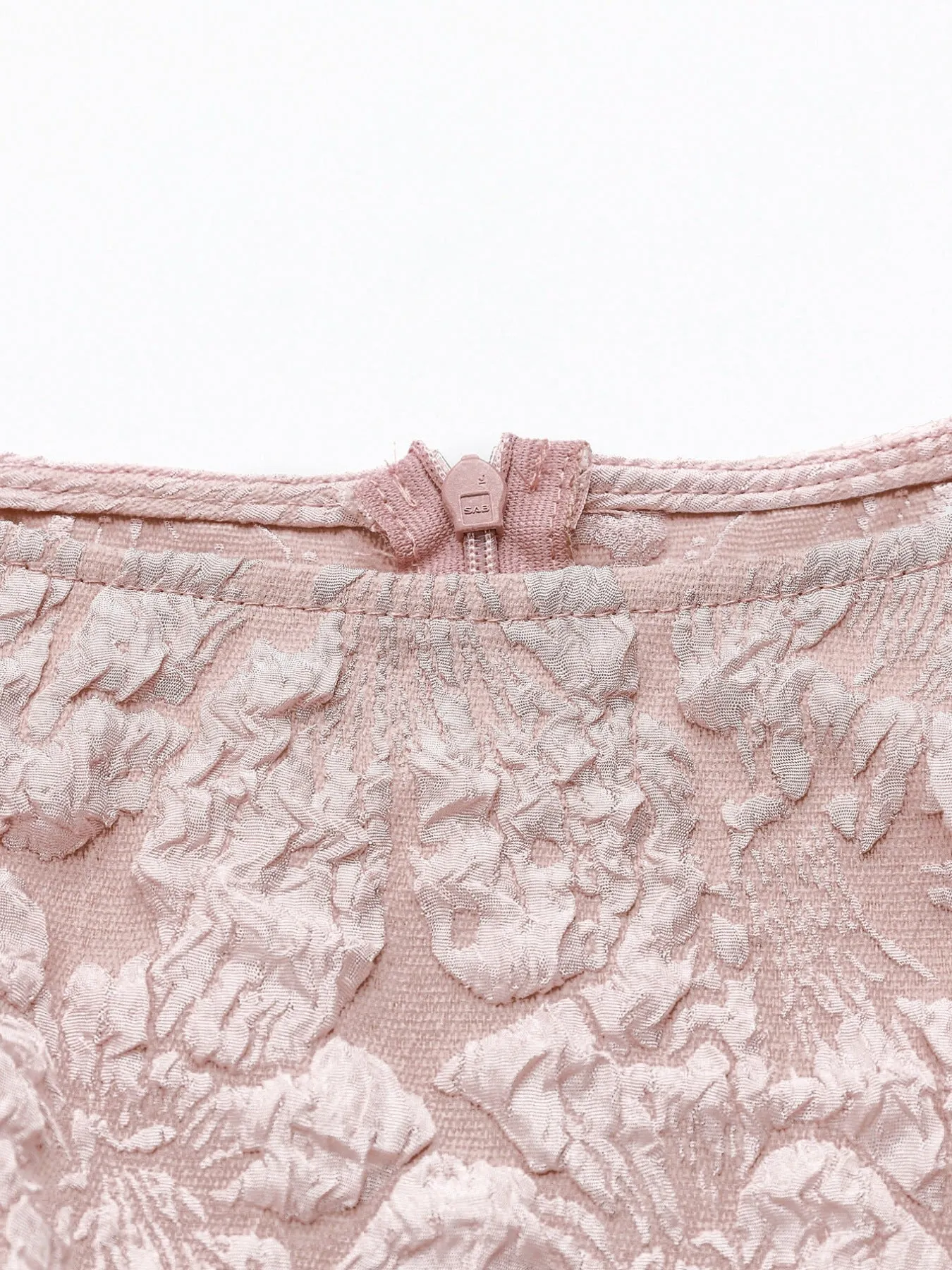 Floral Jacquard Peplum Tank sold by Charming Charlie product image thumbnail 5