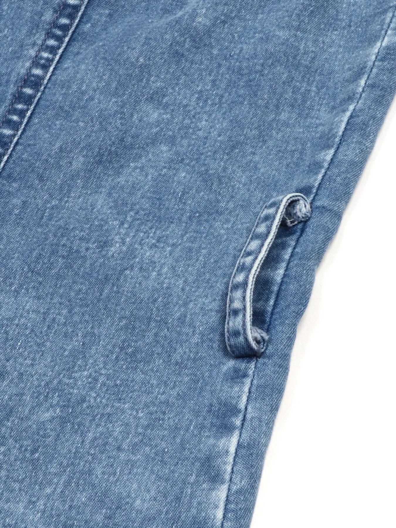 Halter Neck Button-Front Denim Dress sold by Charming Charlie product image thumbnail 5