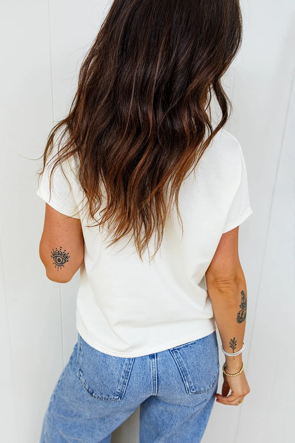 Leopard Bow Graphic Relaxed Fit T-Shirt sold by Charming Charlie product image thumbnail 3