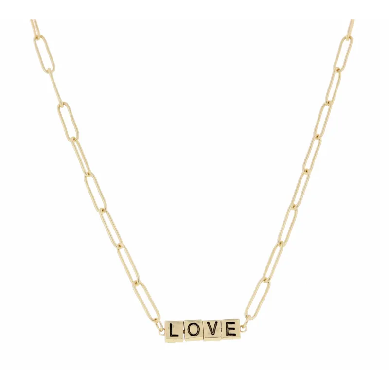 16" Love Word Bar, 3" Ext made by Charming Charlie