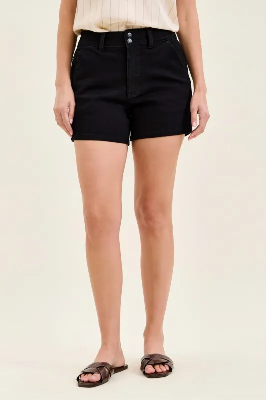 Judy Blue High-Waisted Trouser Shorts made by Trendsi