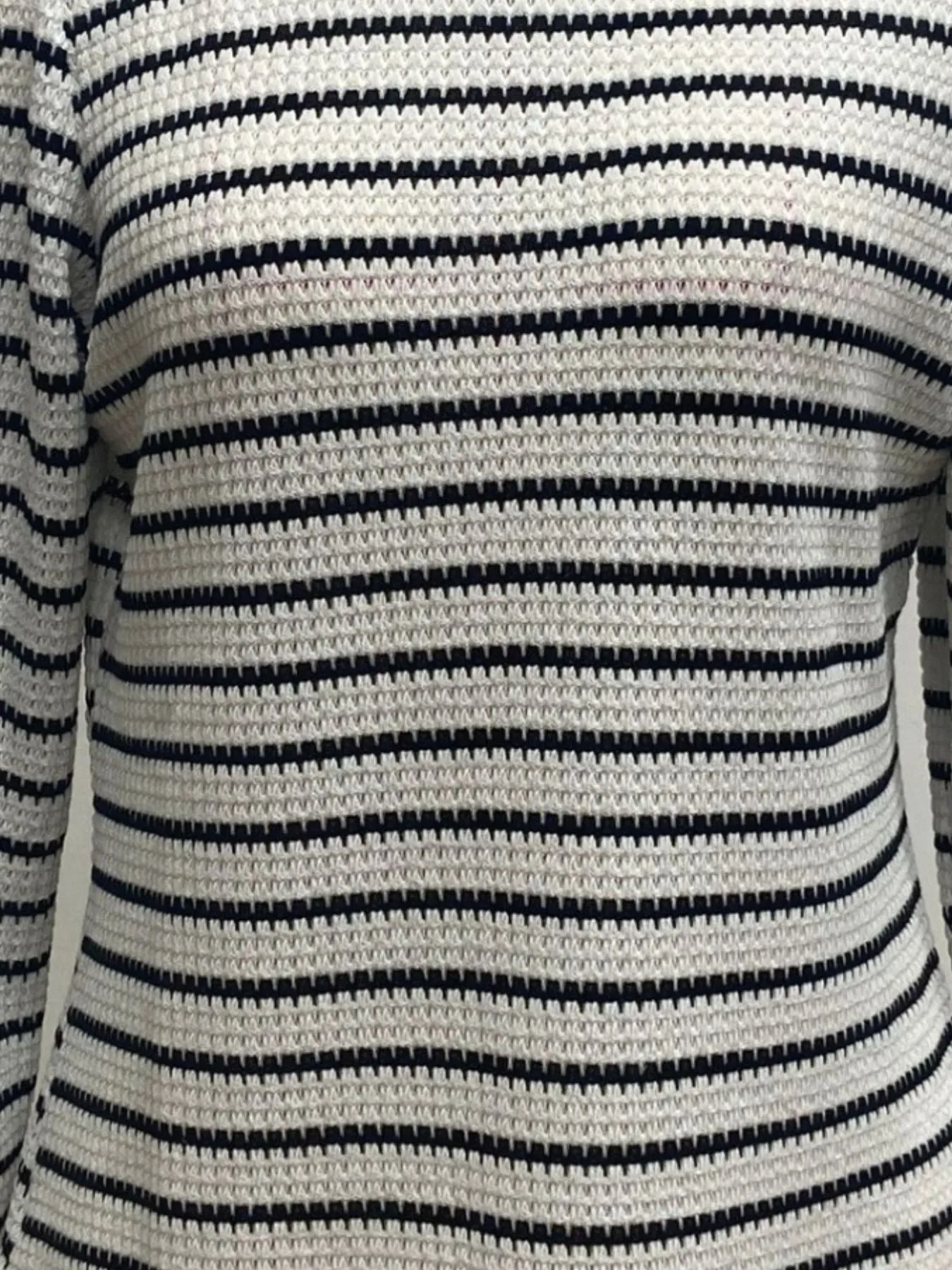 Striped Long Sleeve Texture Knit T-Shirt sold by Charming Charlie product image thumbnail 3