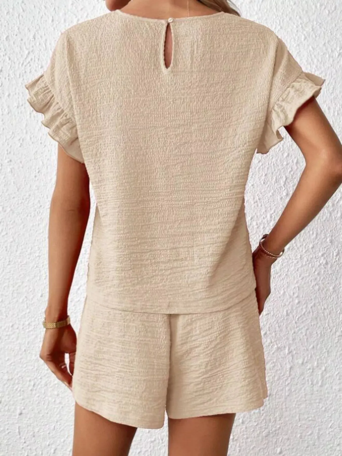 Round Neck Tee and Shorts Set sold by Charming Charlie product image thumbnail 4