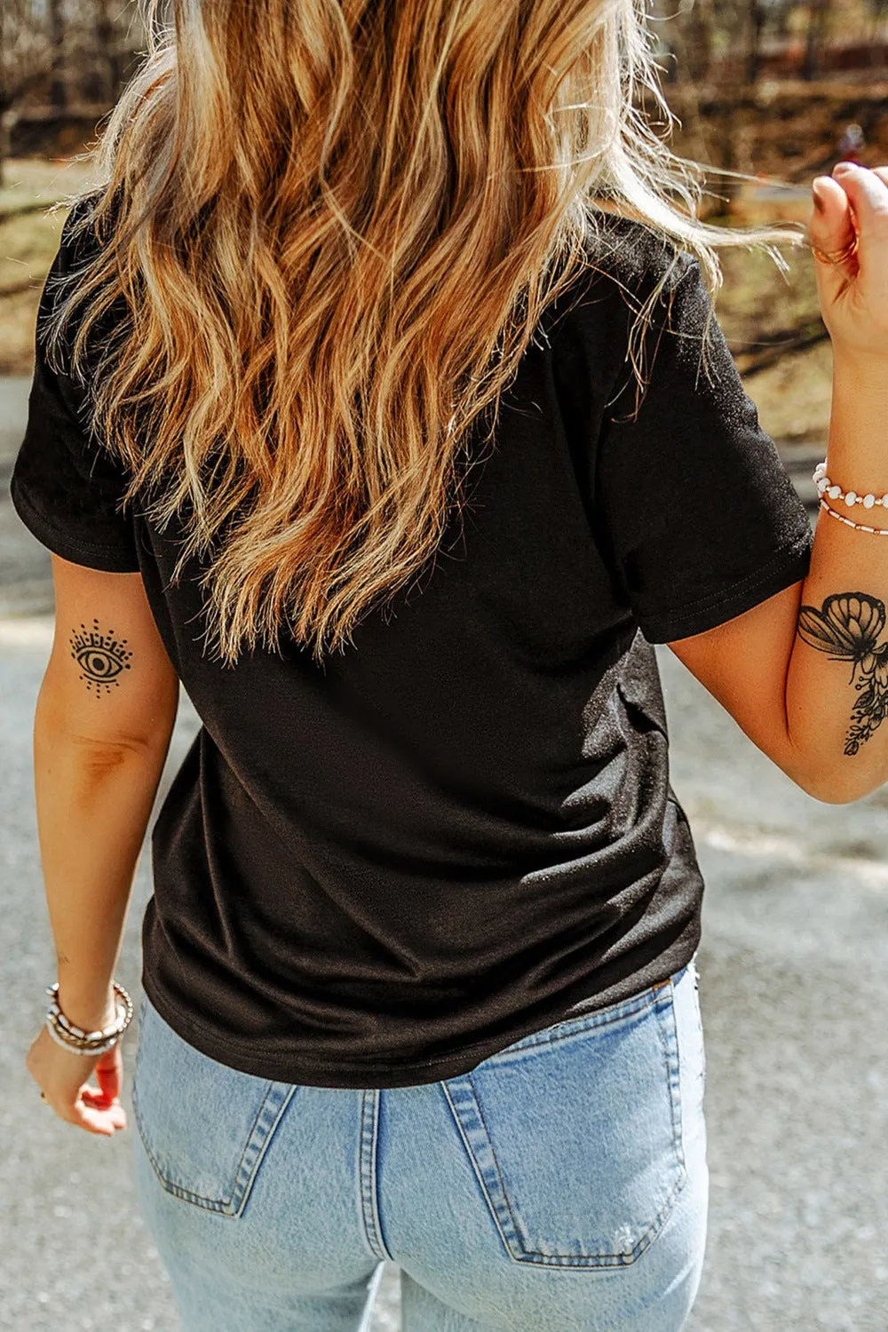 Baseball Distressed Heart Short Sleeve T Shirt sold by Charming Charlie product image thumbnail 2