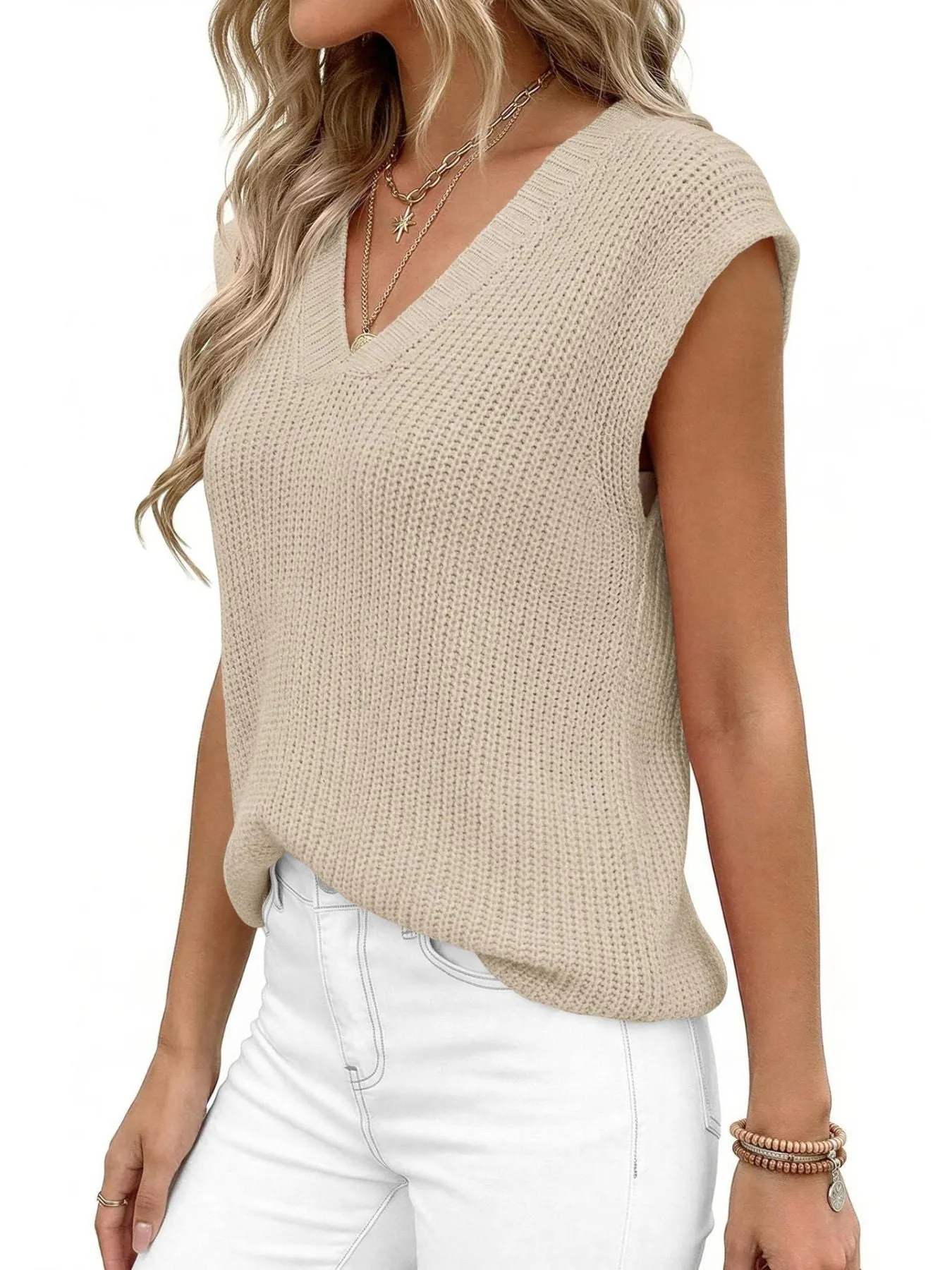 V-Neck Sweater Vest sold by Charming Charlie product image thumbnail 2