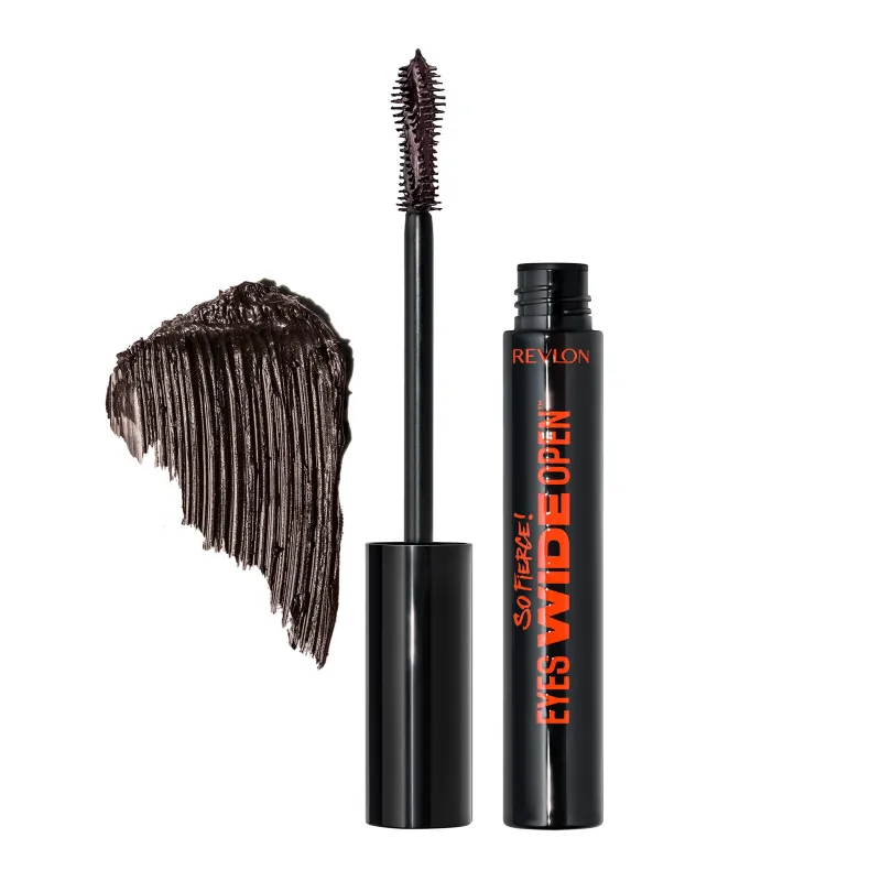 Revlon So Fierce Eyes Wide Open Mascara with Push-up Brush, For Volumizing & High Lifting Eyelashes, Smudge-proof, Flake Resistant, 103 Black Brown, 0.24 fl oz made by Charming Charlie
