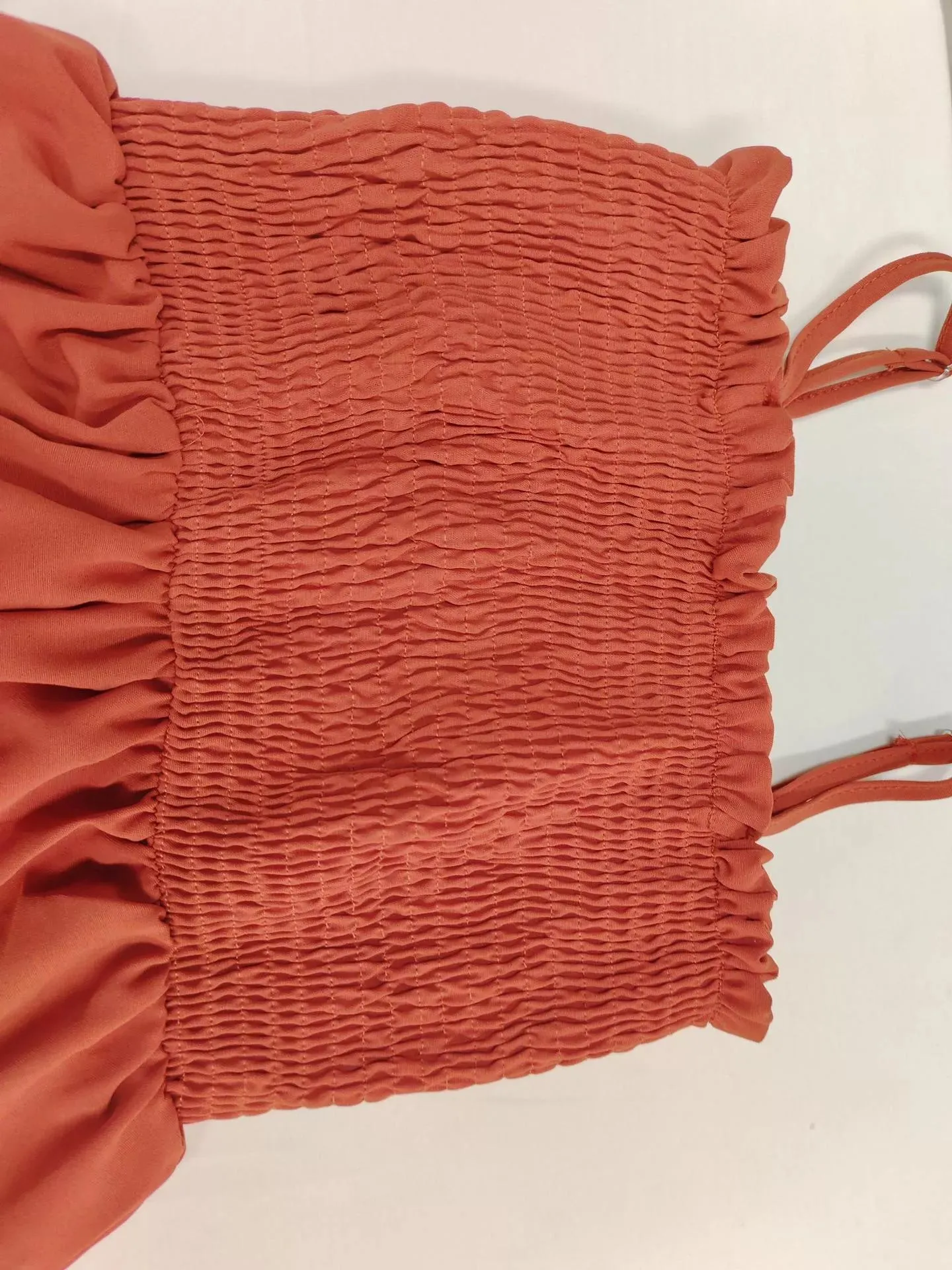 Smocked Wide Leg Jumpsuit sold by Charming Charlie product image thumbnail 2