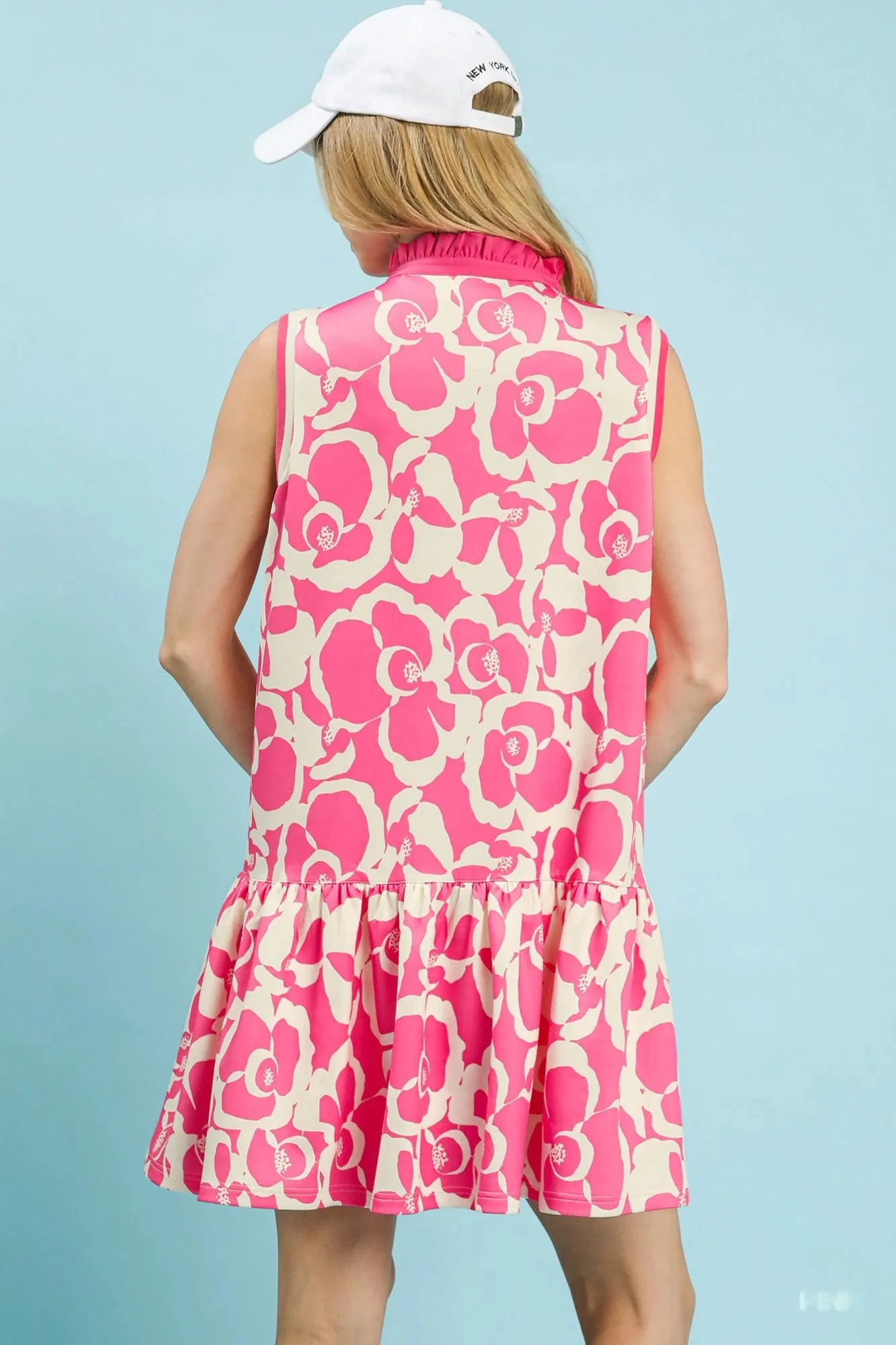 Umgee Floral Sleeveless Tiered Dress sold by Charming Charlie product image thumbnail 3