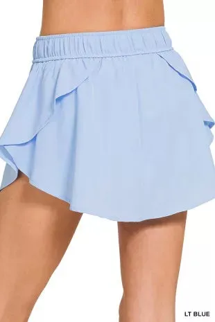 Zenana Soft Woven Active Skorts sold by Charming Charlie product image thumbnail 3