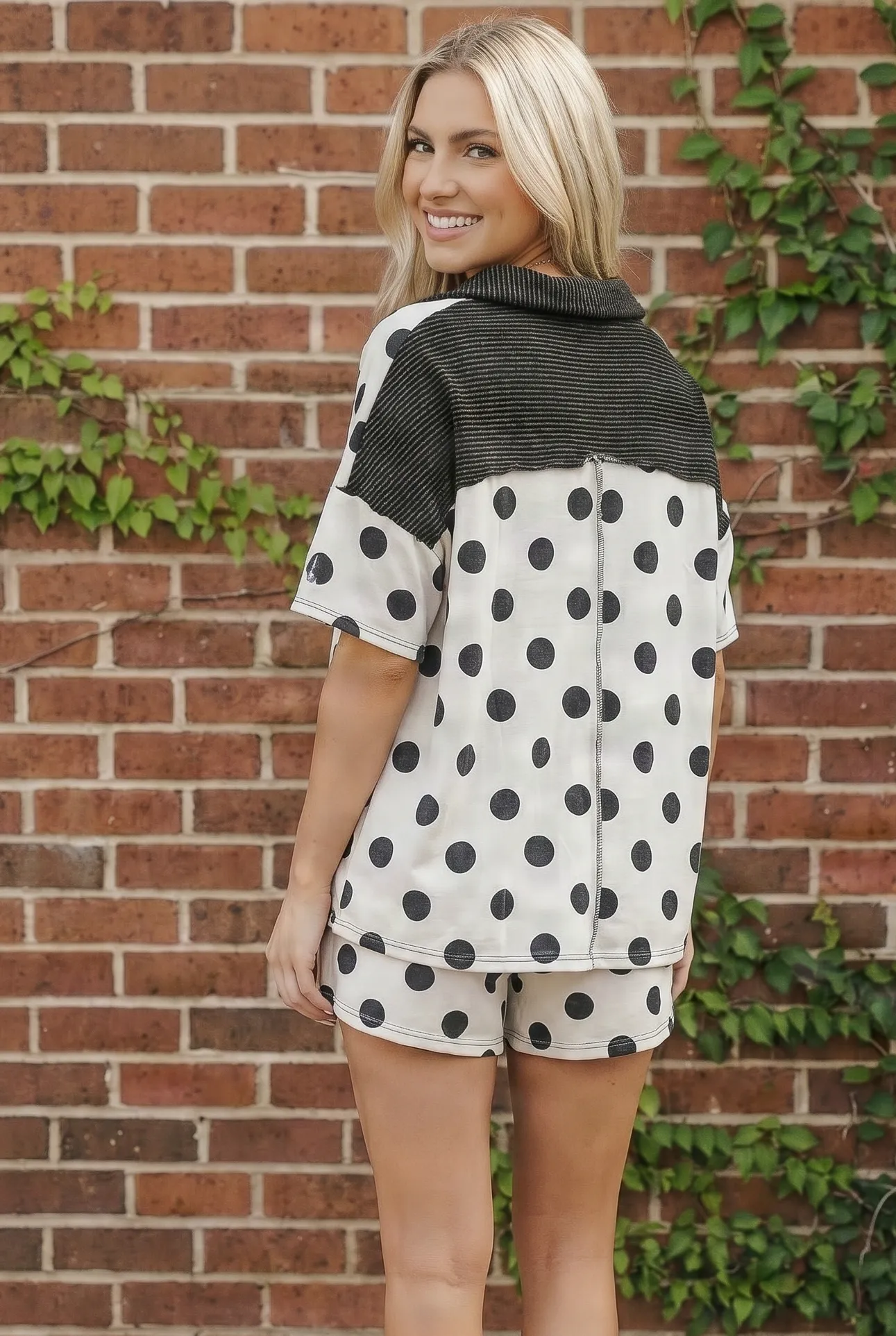 Spot On Darling Polka Dot Two Piece Set sold by Charming Charlie product image thumbnail 5
