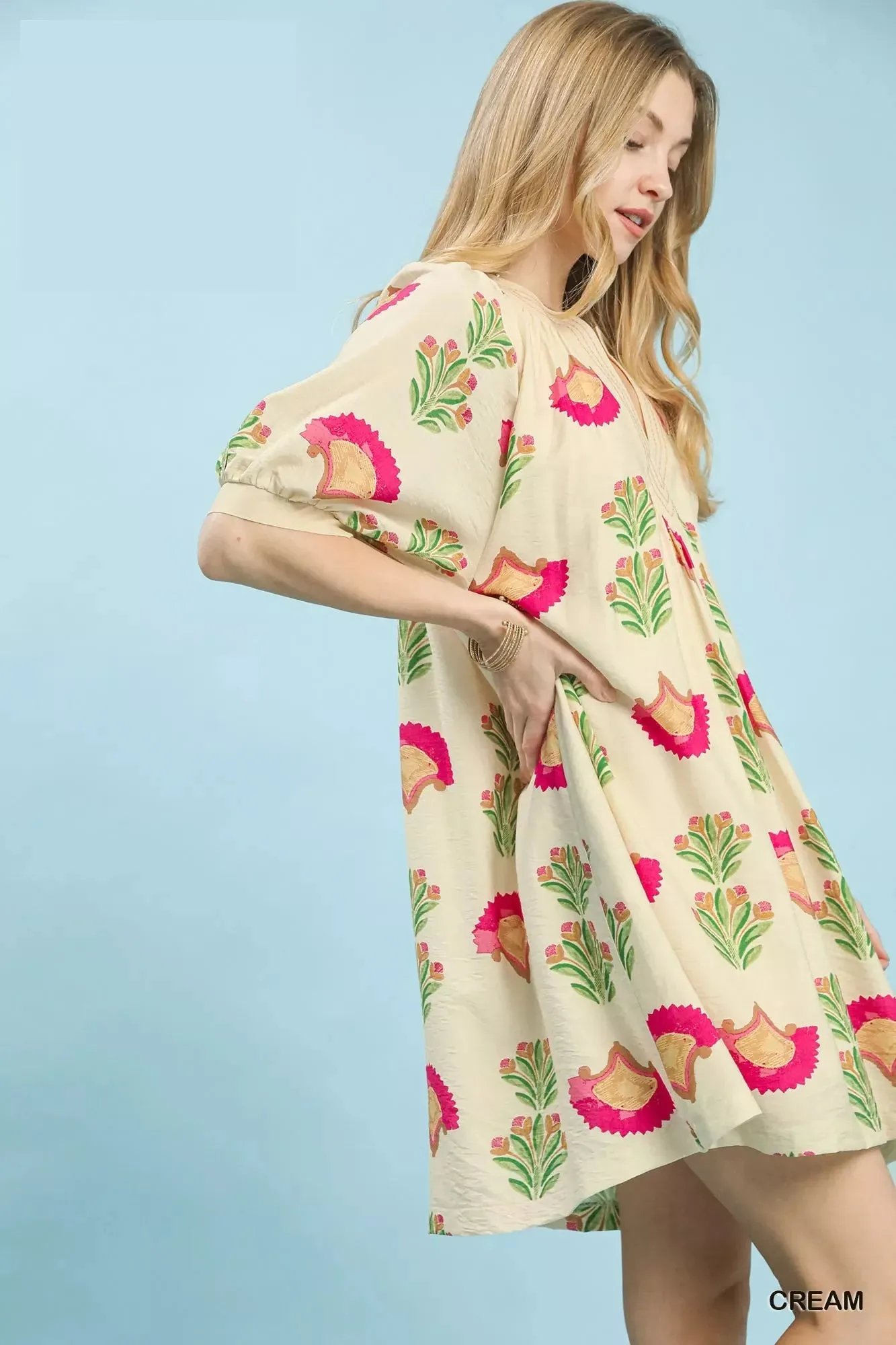 Umgee Abstract Print Mini Dress sold by Charming Charlie product image thumbnail 2
